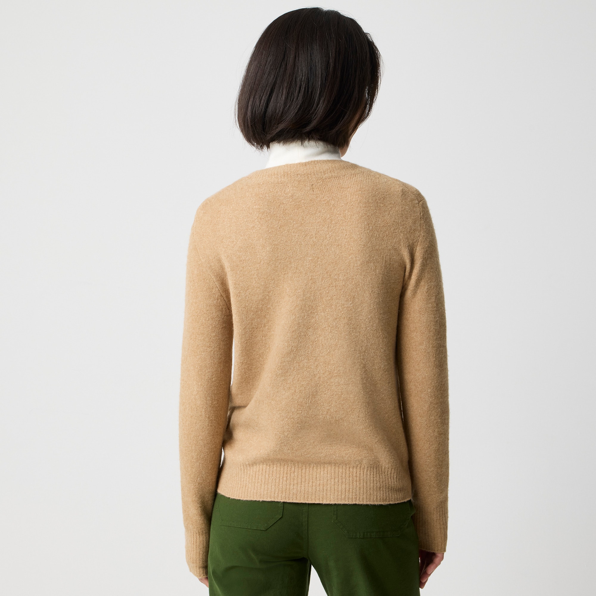 Crewneck sweater in extra-soft yarn