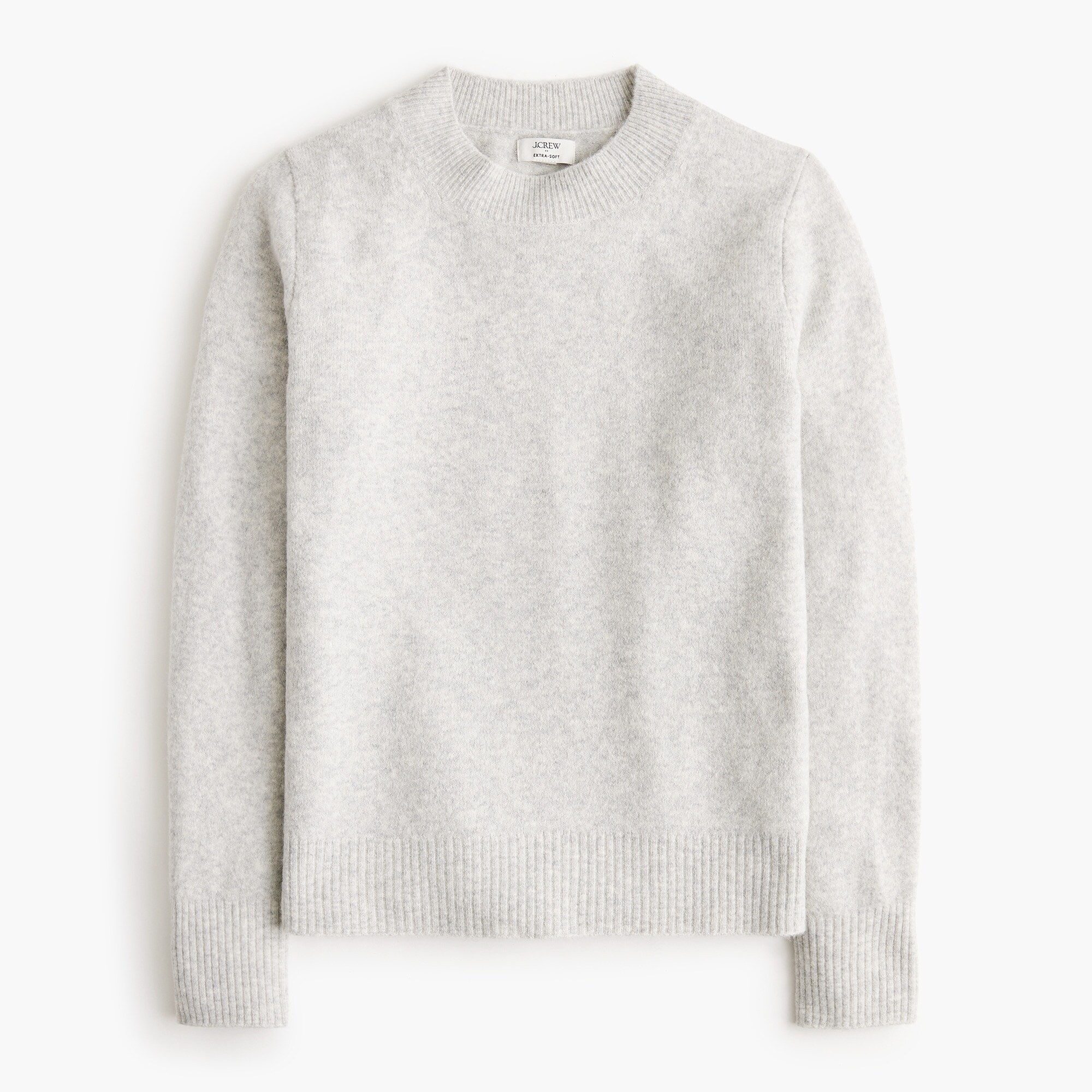 Crewneck sweater in extra-soft yarn