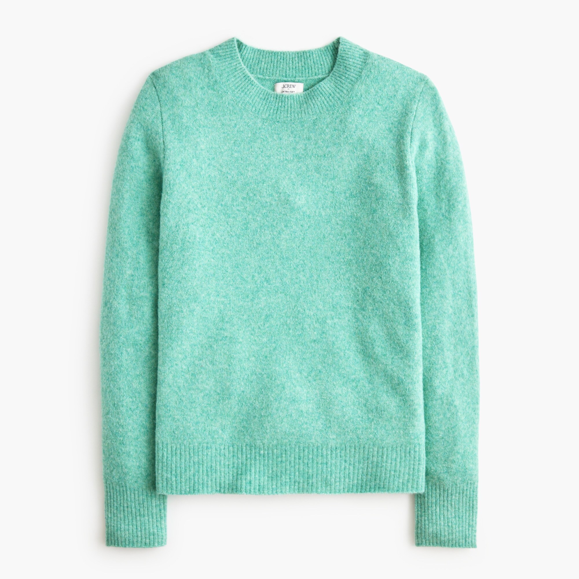 Crewneck sweater in extra-soft yarn