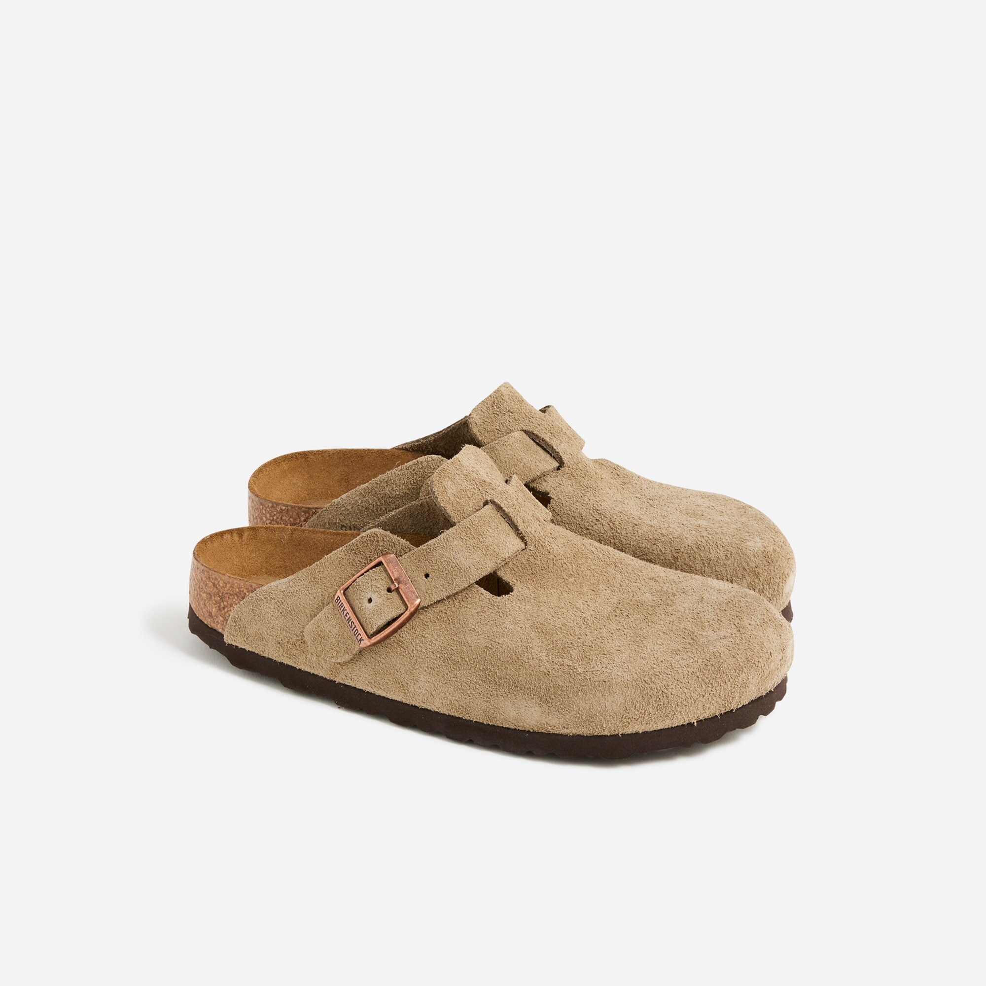 womens Birkenstock&reg; Boston Rivets clogs in suede