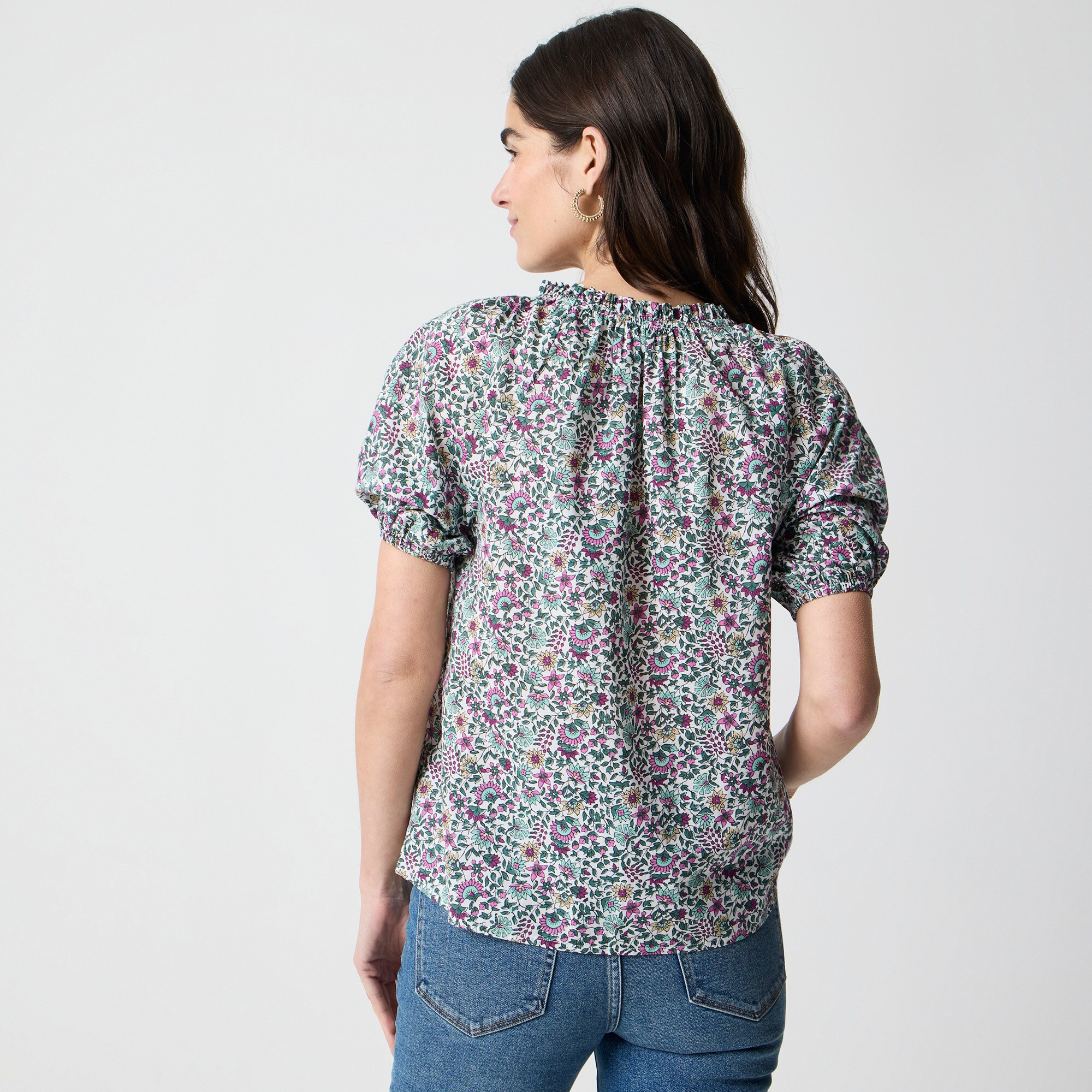 トップス S puff sleeve tops lightning THEREDTHREAD / ザレッドスレッド】S puff sleeve tops lightning