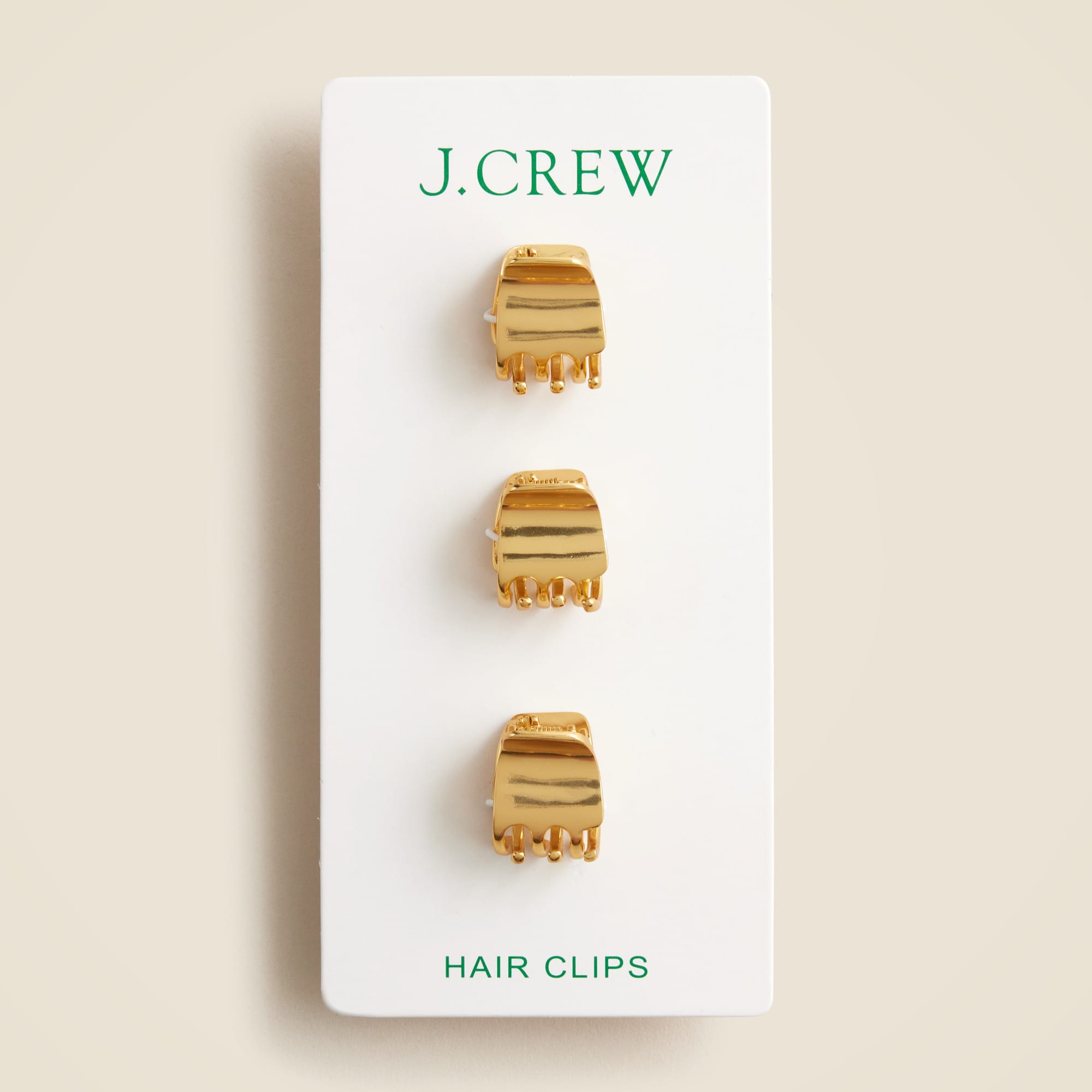 J Crew and Anthropologie hair clips Bundle Rounded Open-sided Hair Clip In Italian Tortoise For Women  main image 2