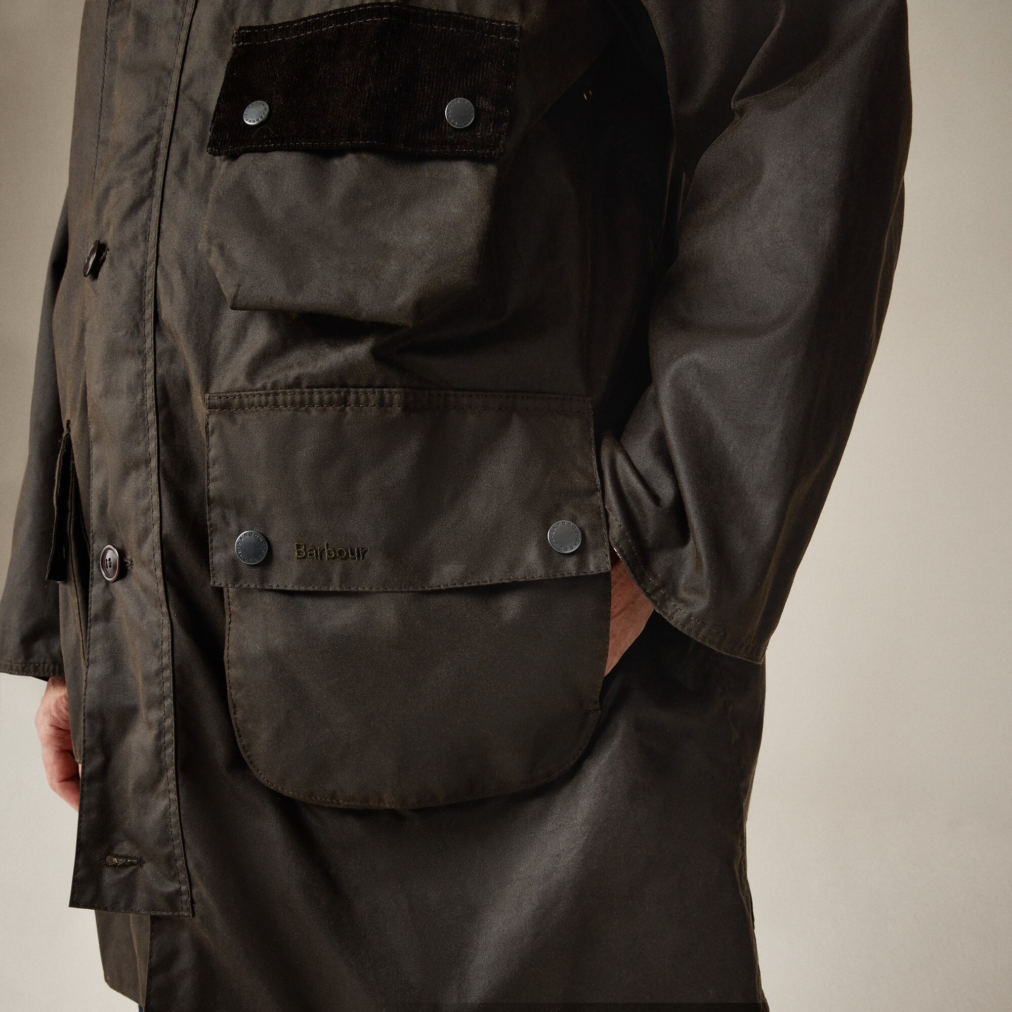 Barbour® Solway Wax Trench Coat For Men | J.Crew