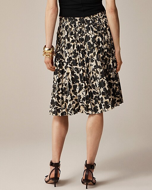J.Crew: Collection Fluted Skirt In Italian Satin For Women J.Crew: Collection Fluted Skirt In Italian Satin For Women