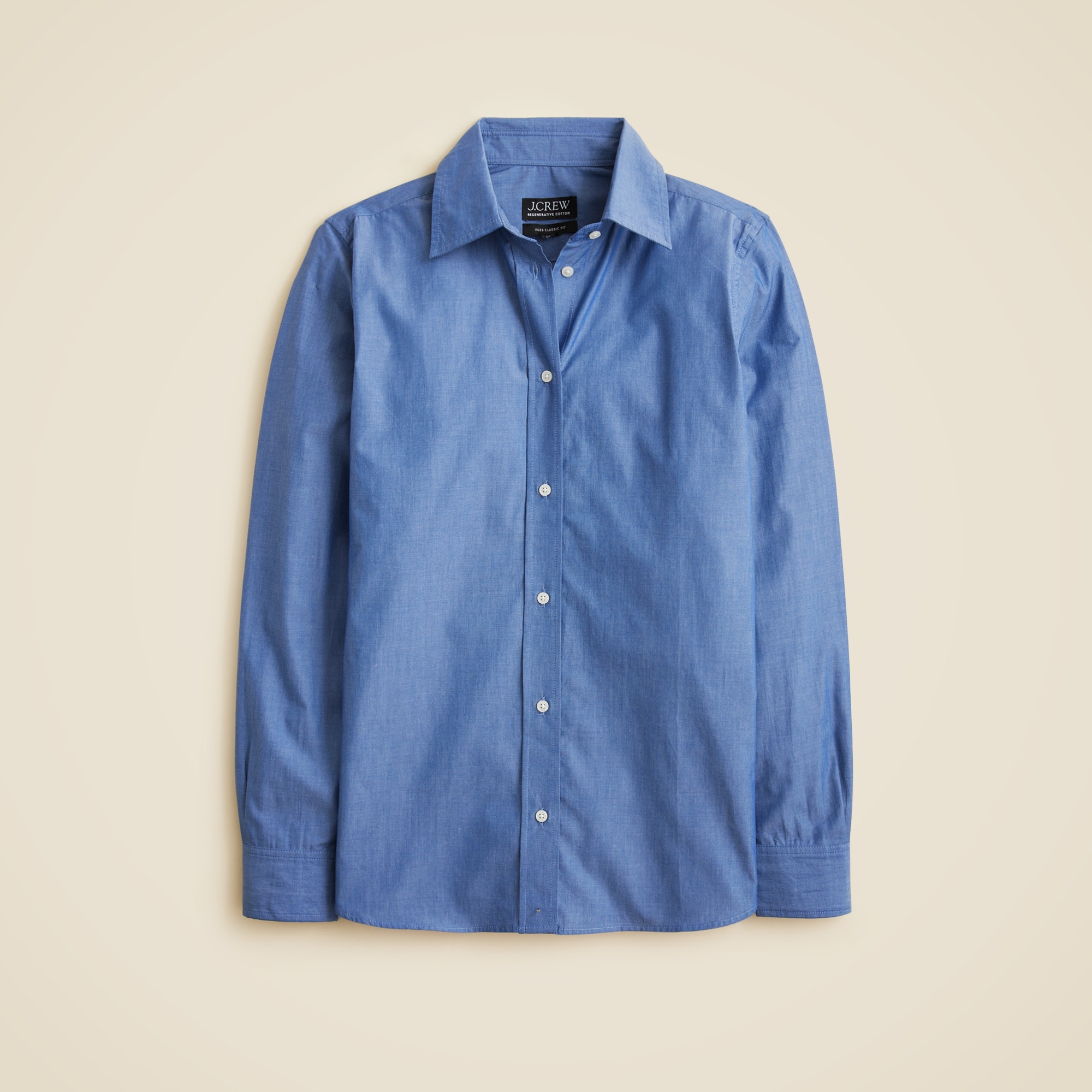 Jules classic-fit shirt in cotton poplin