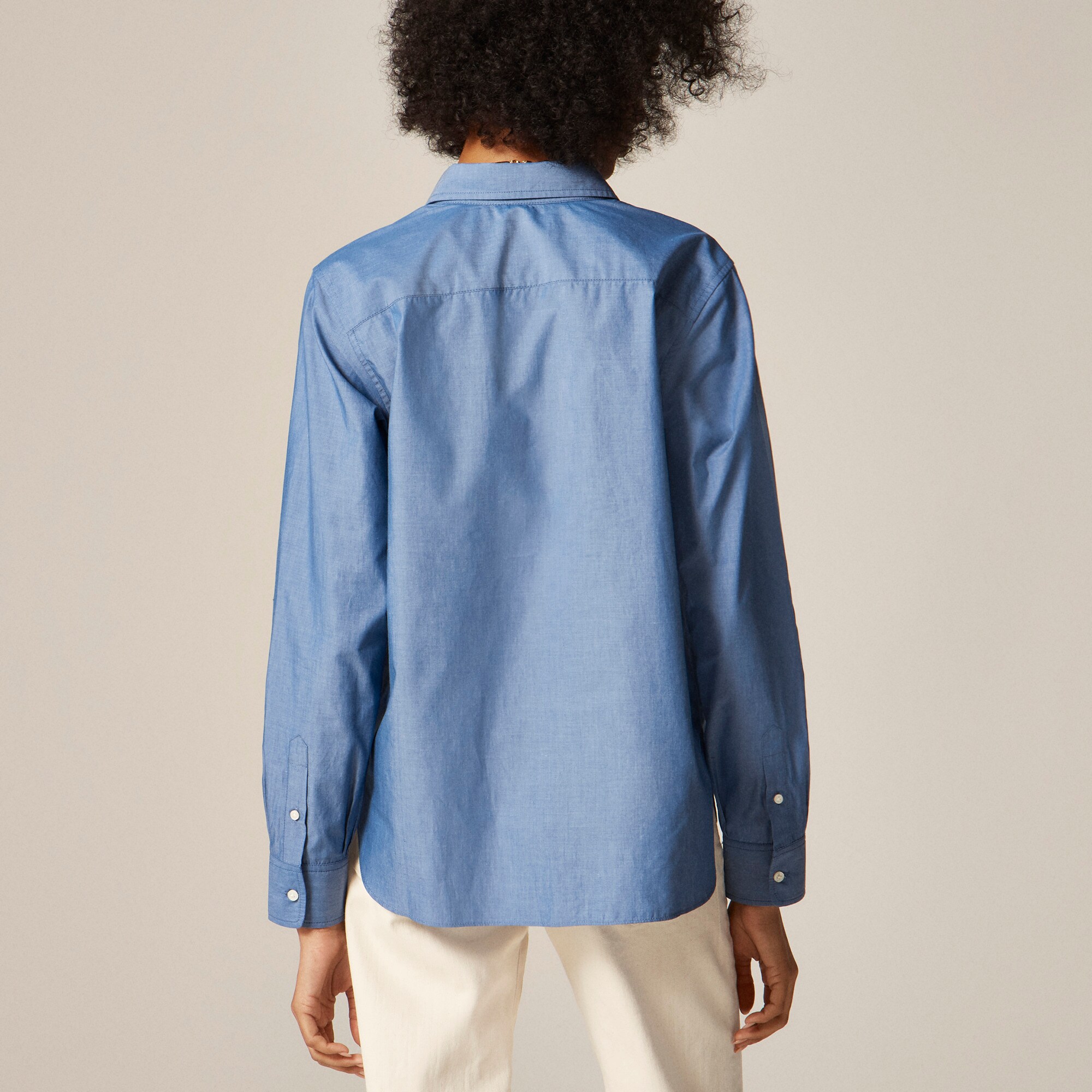 Jules classic-fit shirt in cotton poplin