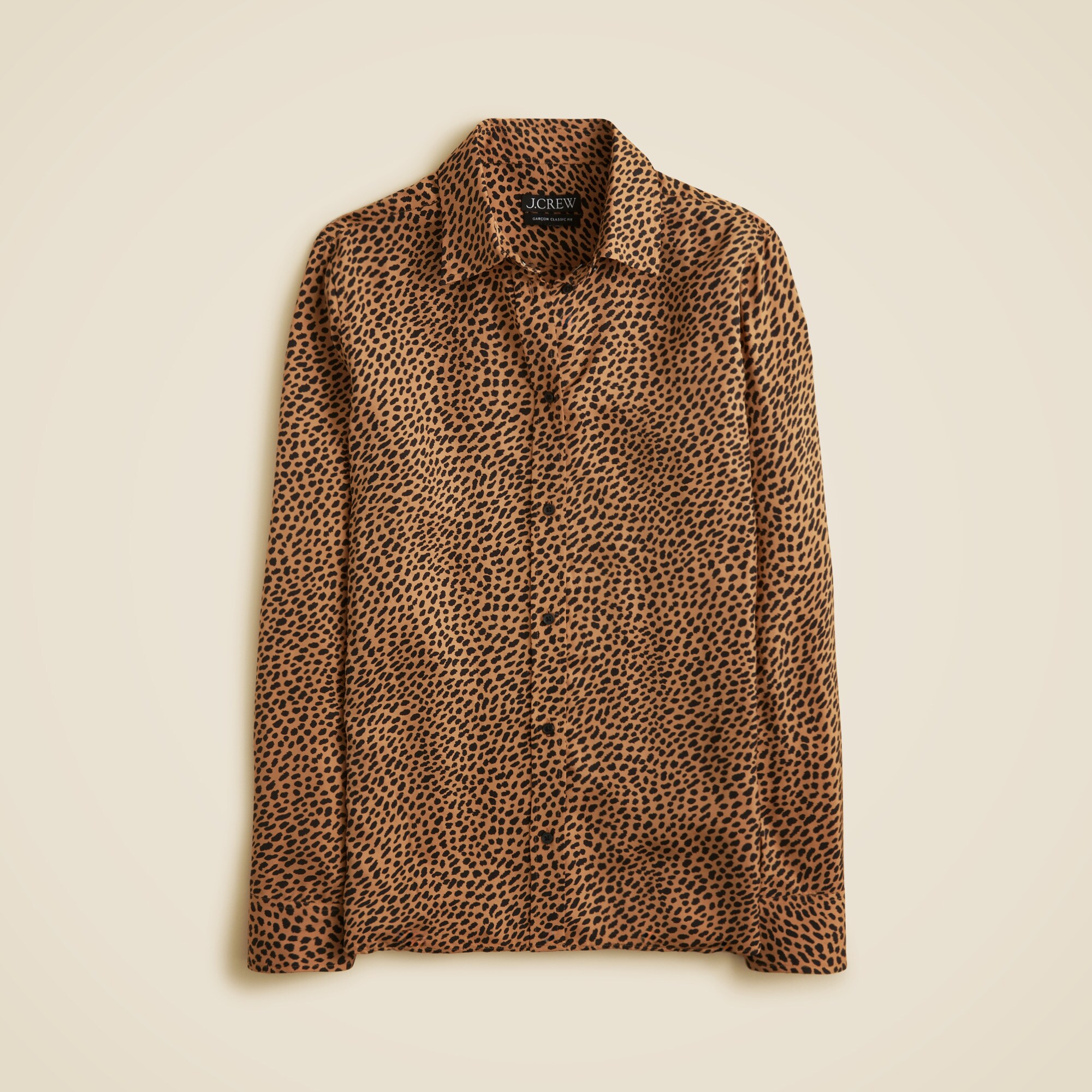 Jules Classic-fit Shirt In Leopard Print For Women | J.Crew