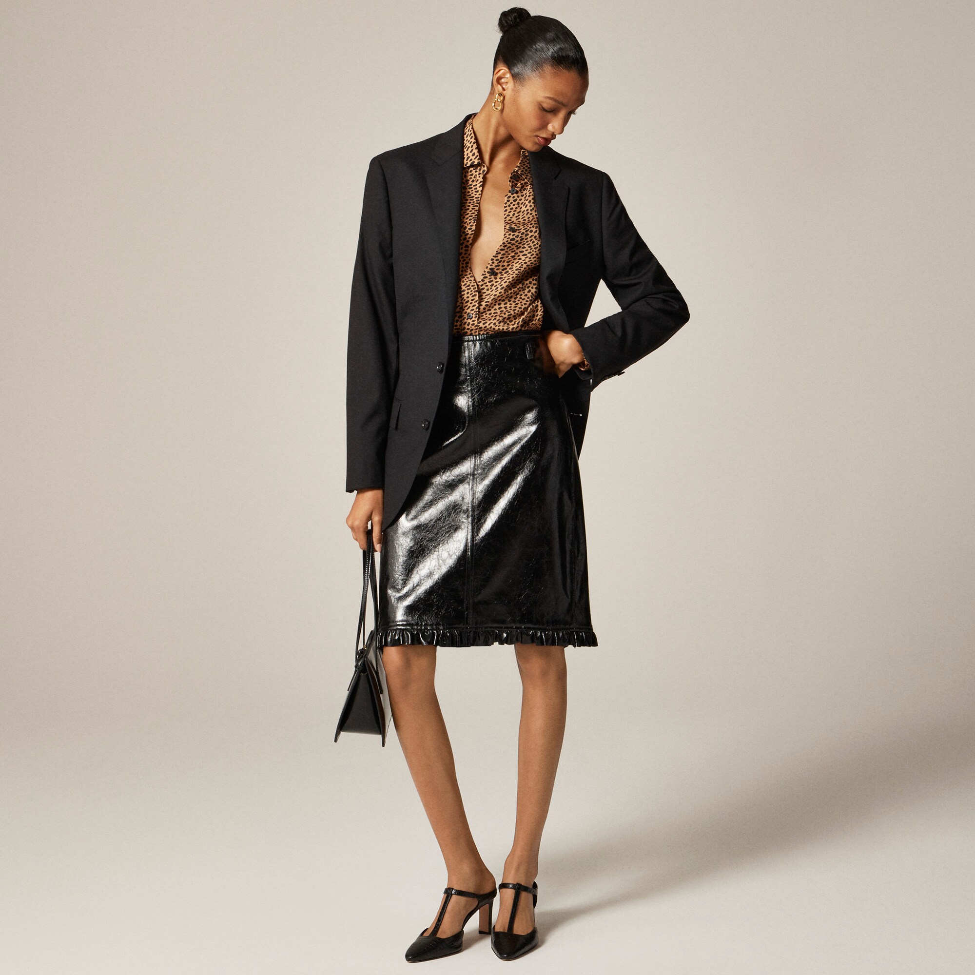 Jules classic-fit shirt in leopard print