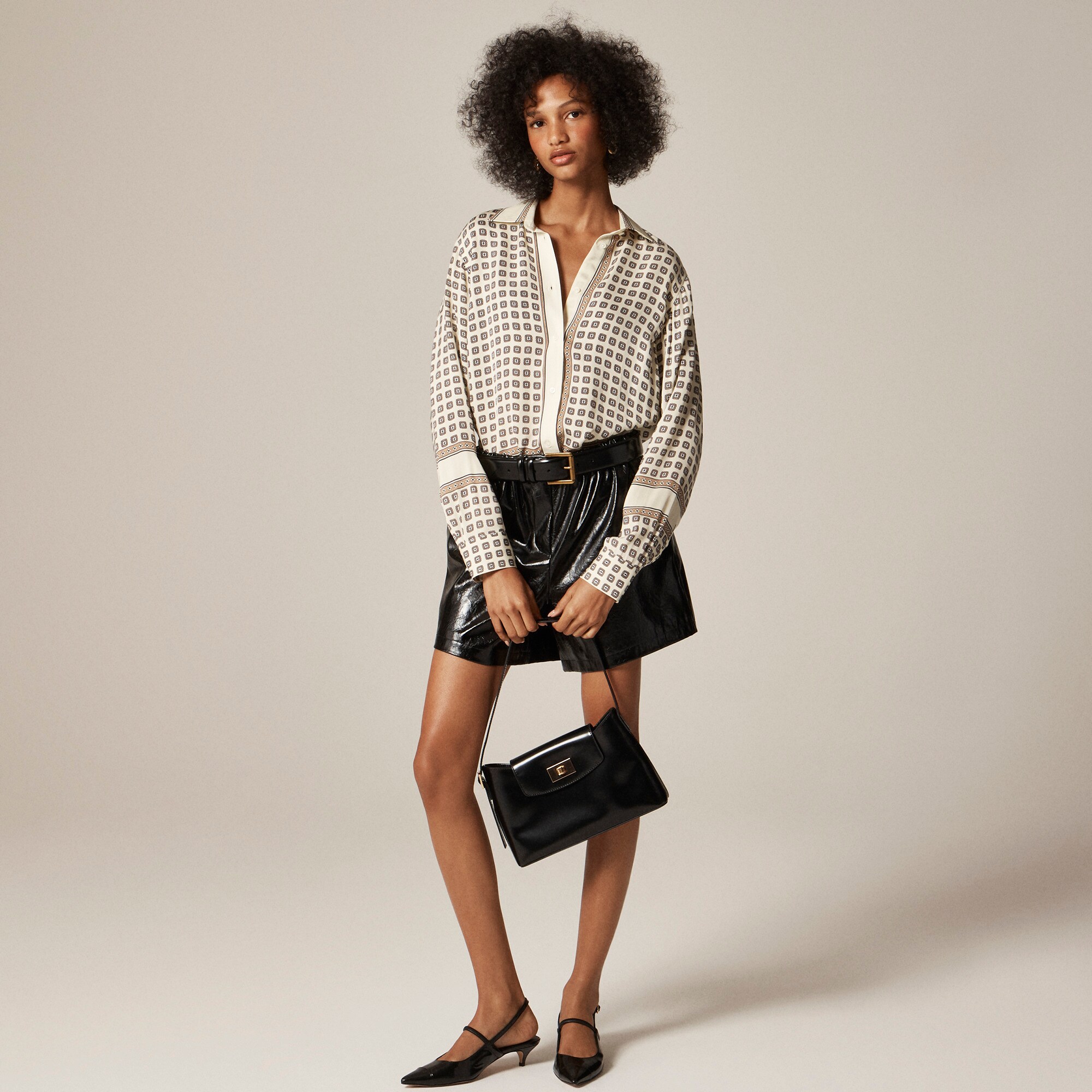 Jules classic-fit shirt in foulard print