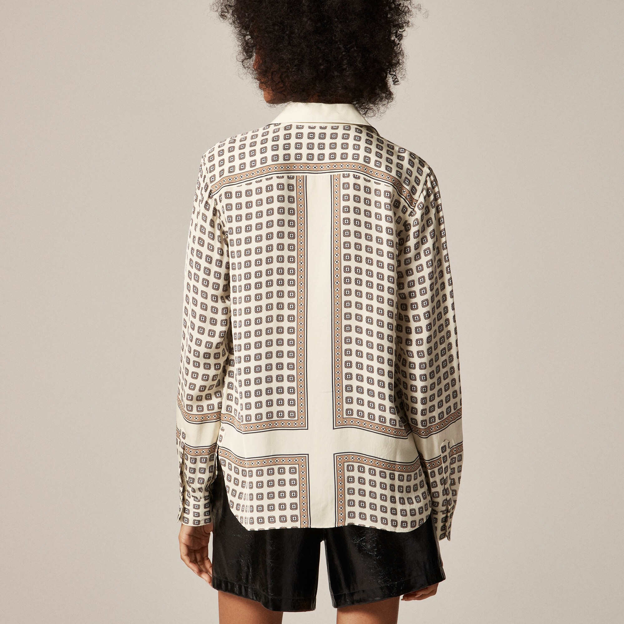 Jules classic-fit shirt in foulard print