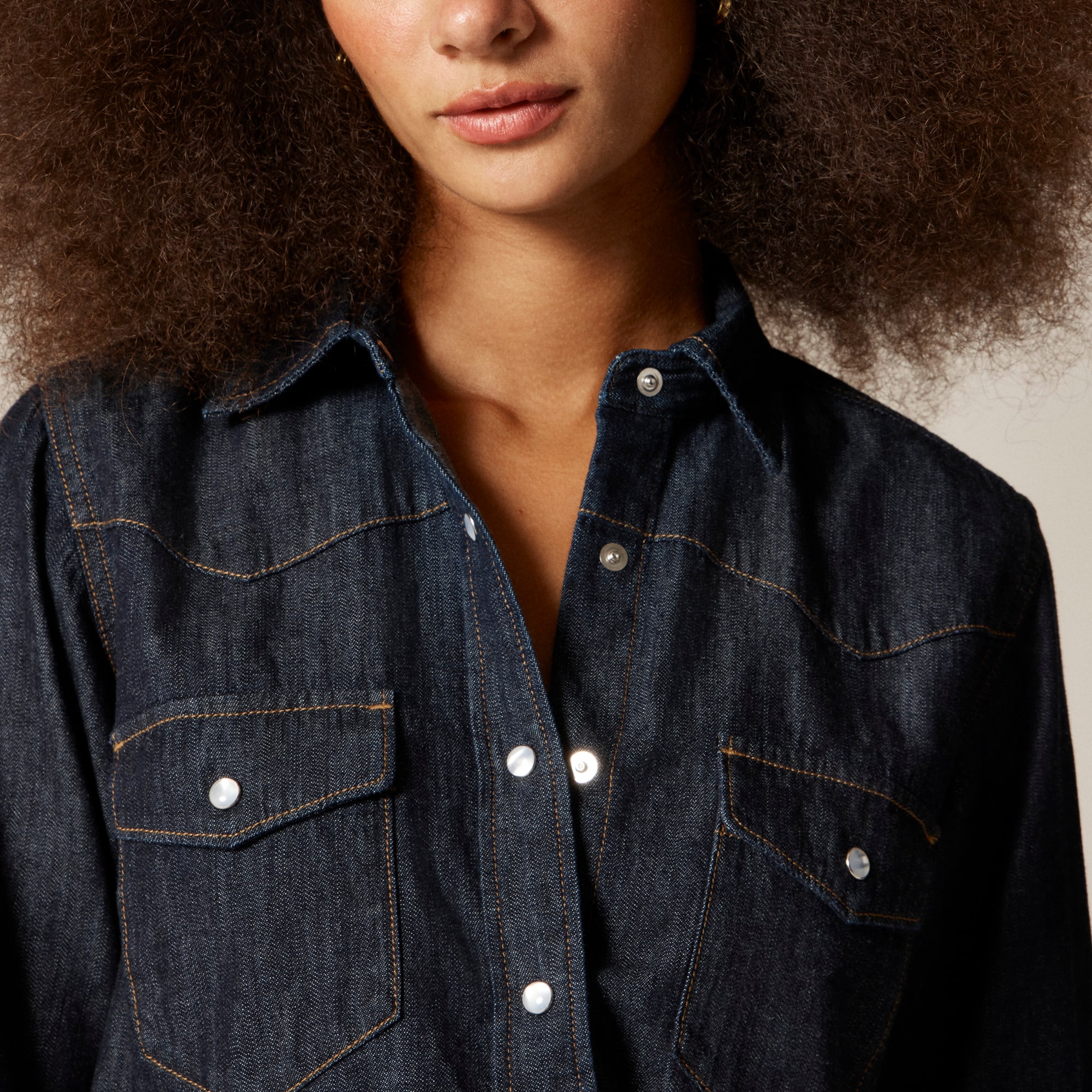 Jules western shirt in denim