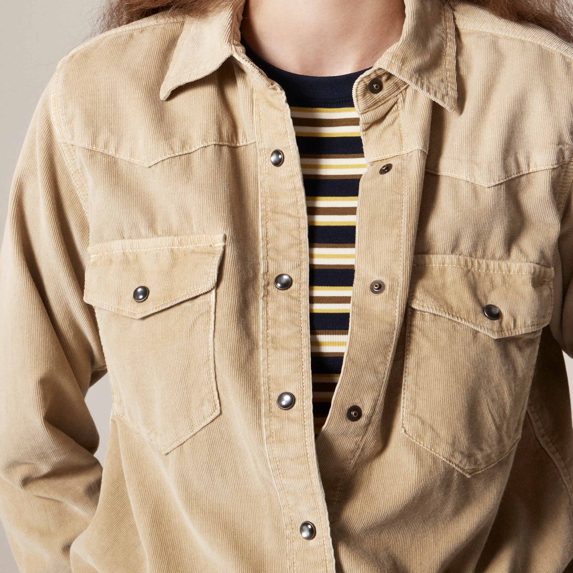 Jules western shirt in corduroy