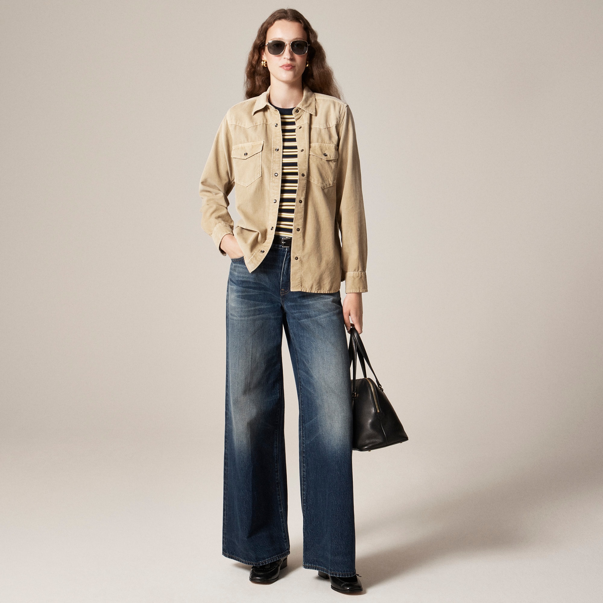 Jules western shirt in corduroy - image 2
