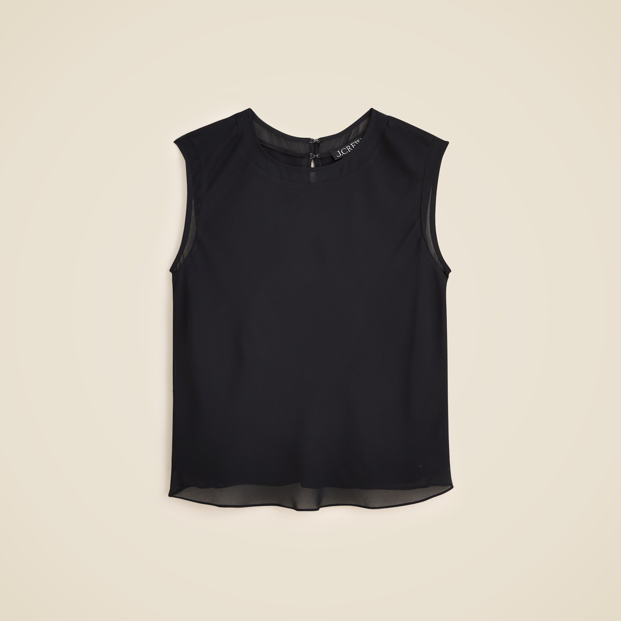 womens Shell top in viscose chiffon