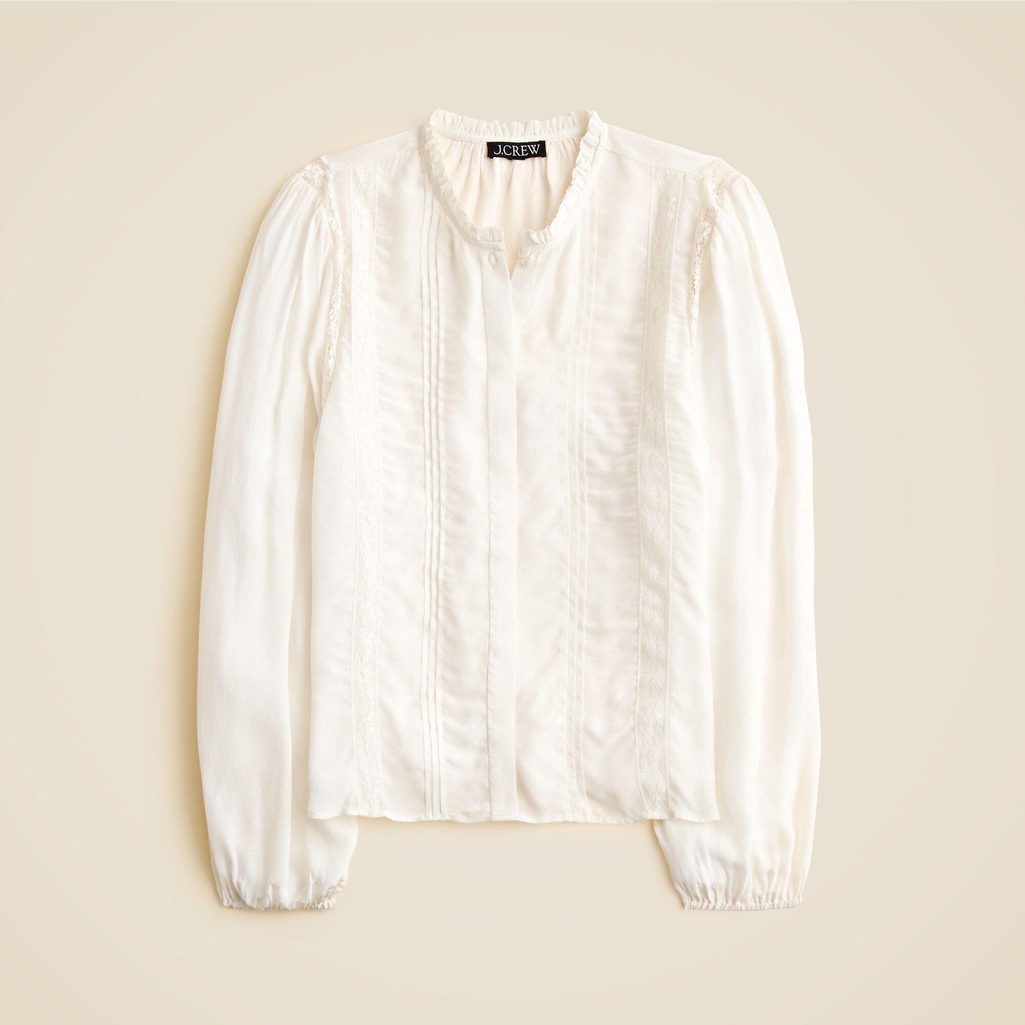 Pointelle long-sleeve T-shirt