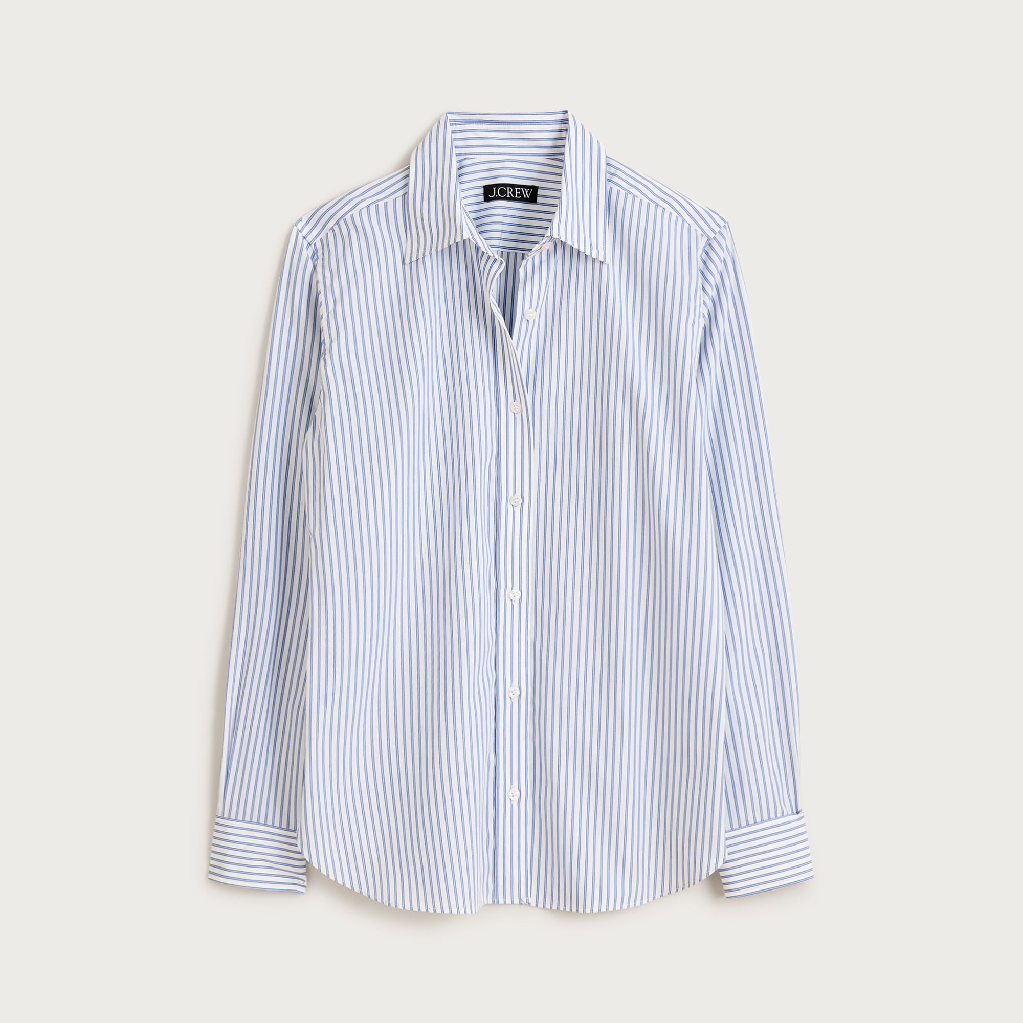  Petite Jules classic-fit shirt in striped cotton poplin