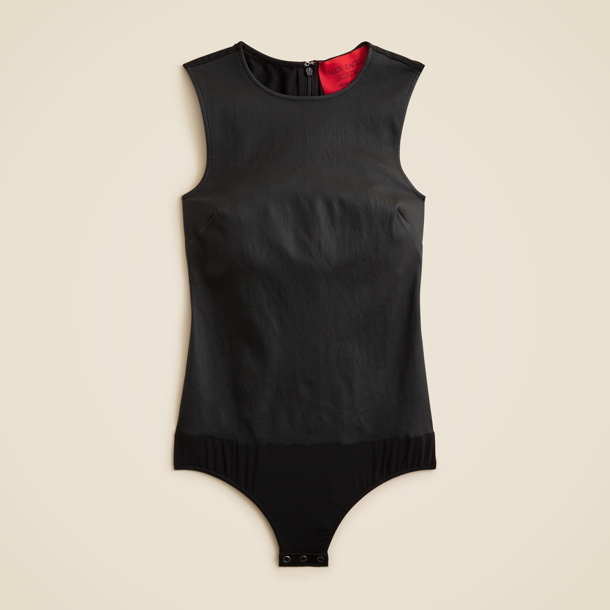 【新品未着用】MEER. AMERICAN SLEEVE FLARE TOP Alex Eagle X J.Crew Leather-blend Bodysuit For Women | J.Crew