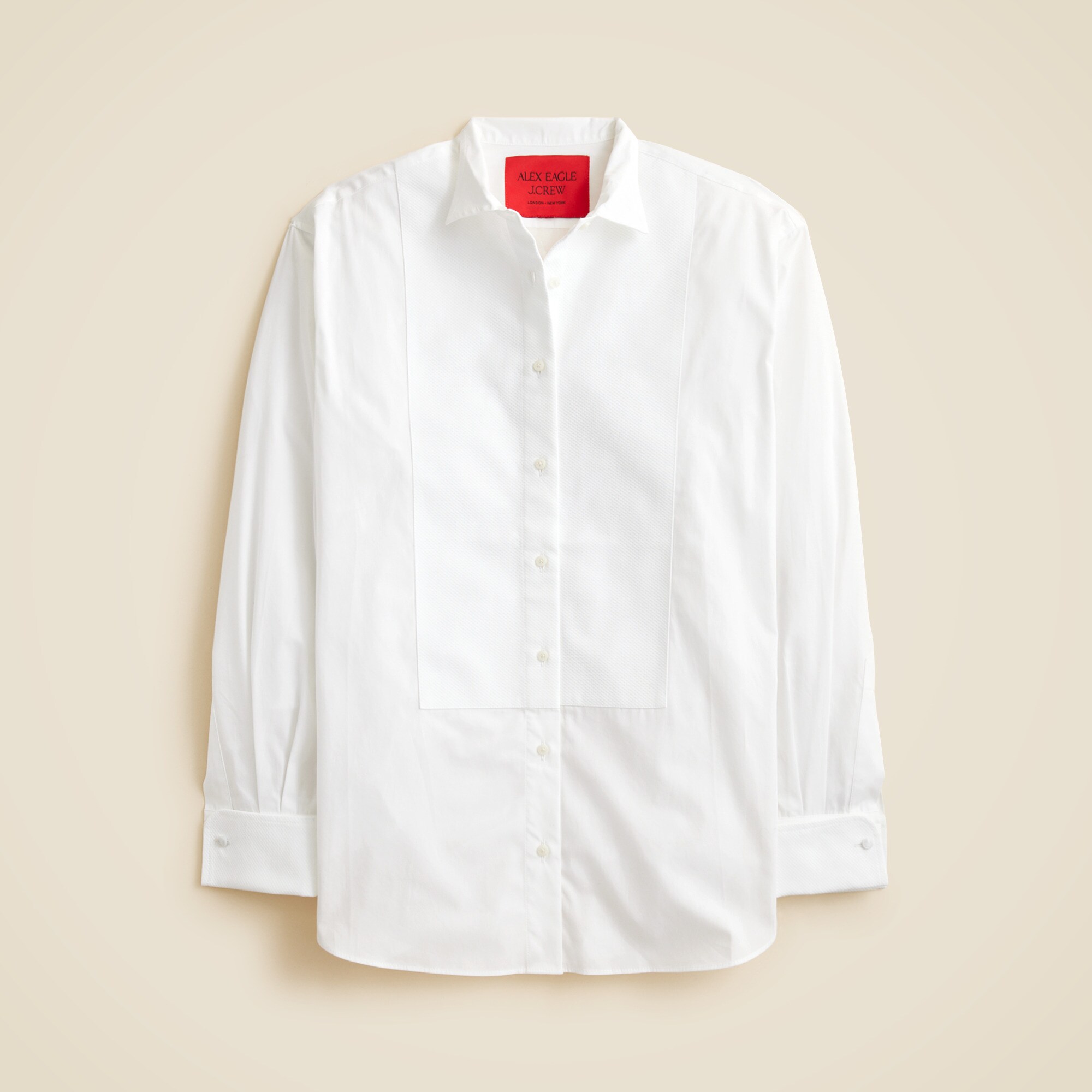 womens Alex Eagle X J.Crew tuxedo shirt