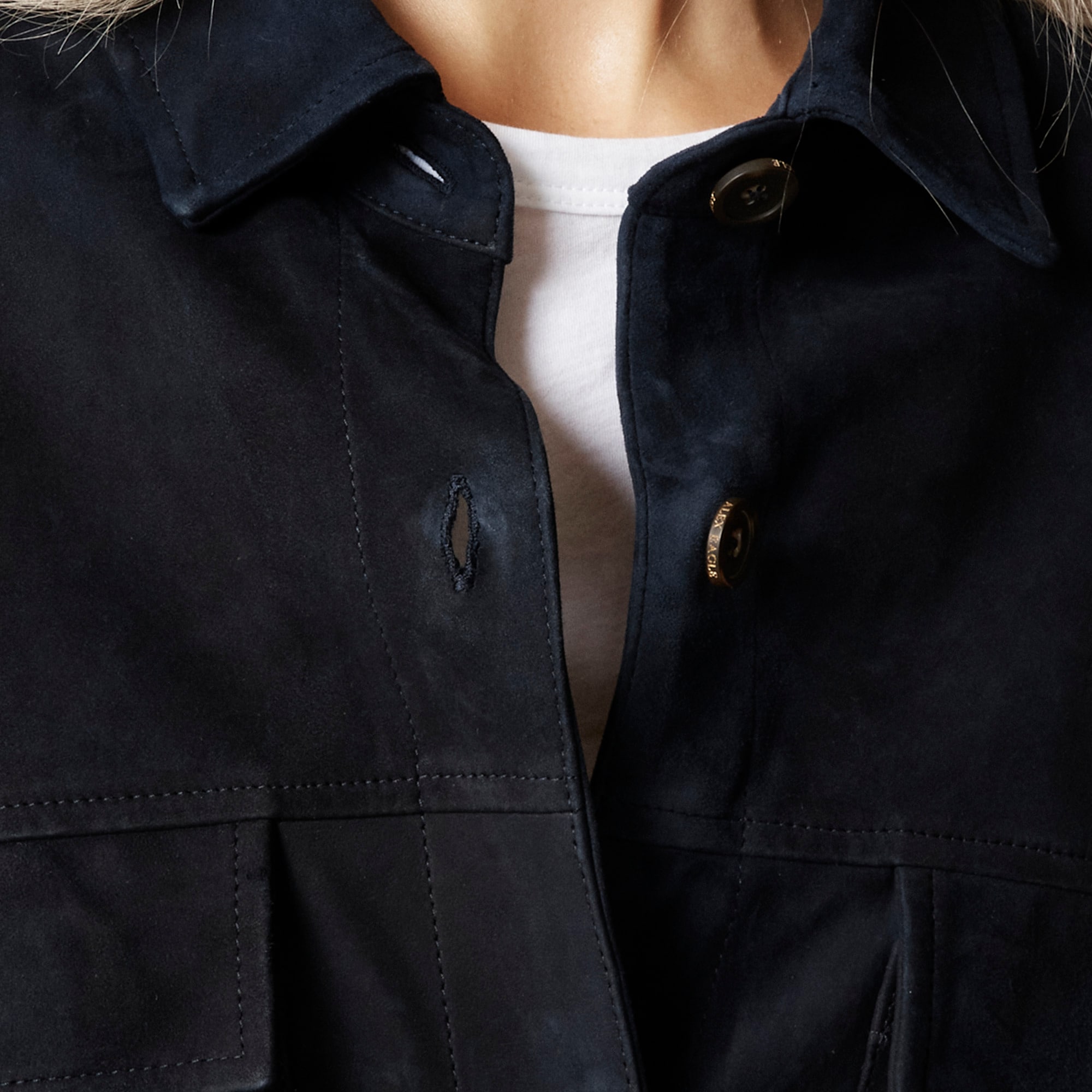 Alex Eagle X J.Crew oversized suede shirt - image 4