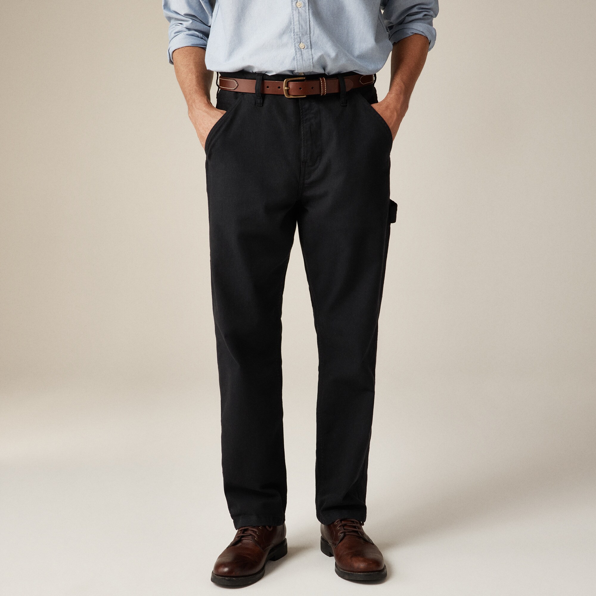  Straight-fit garment-dyed carpenter pant