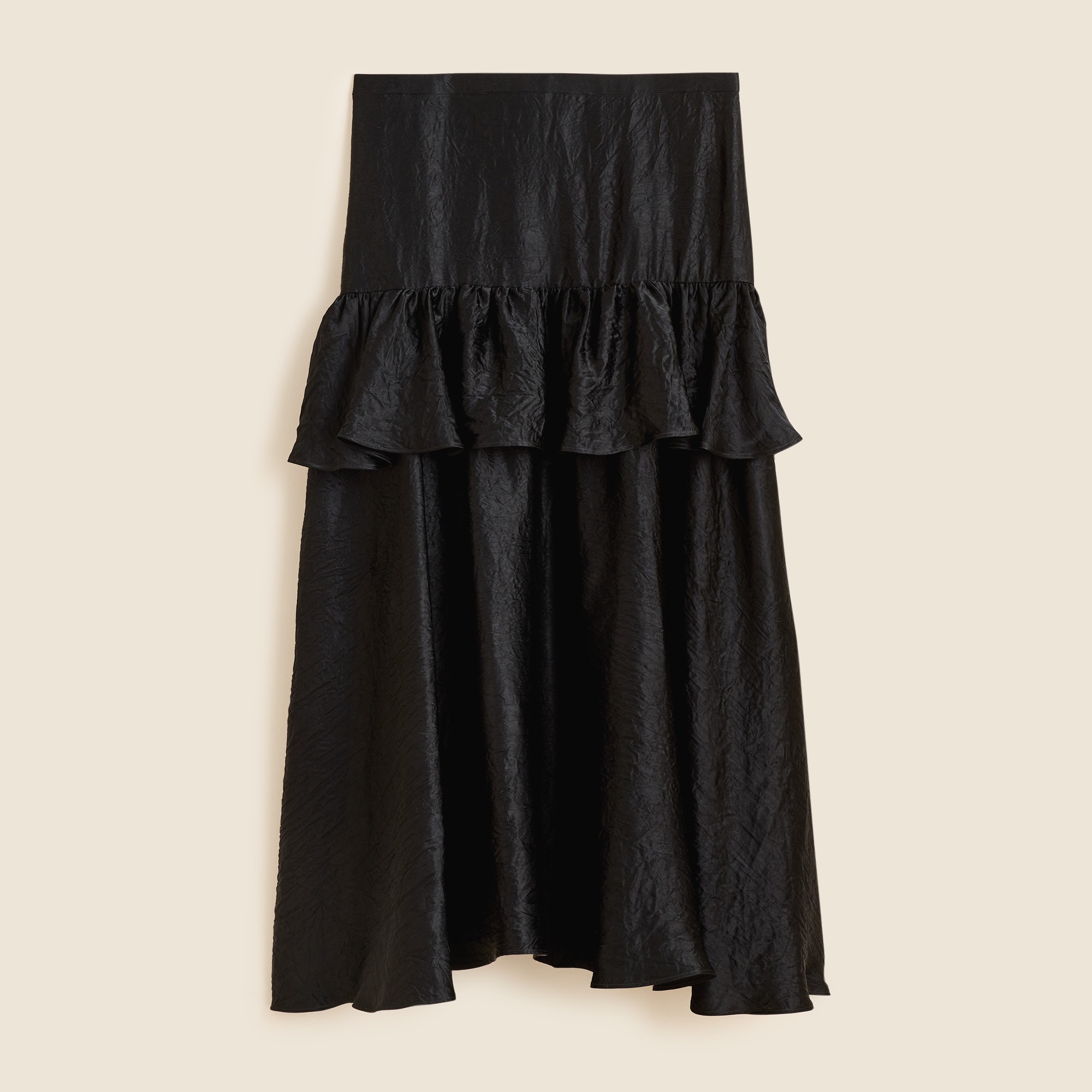 Collection ruffle-tier midi skirt