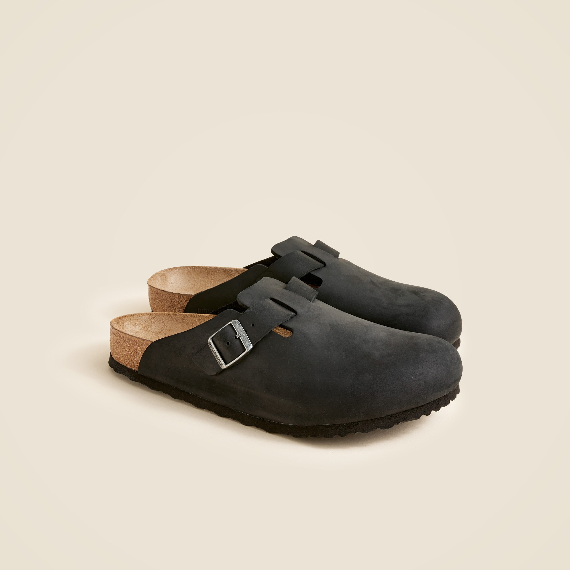 birkenstock&reg; boston clogs in oiled leather for men