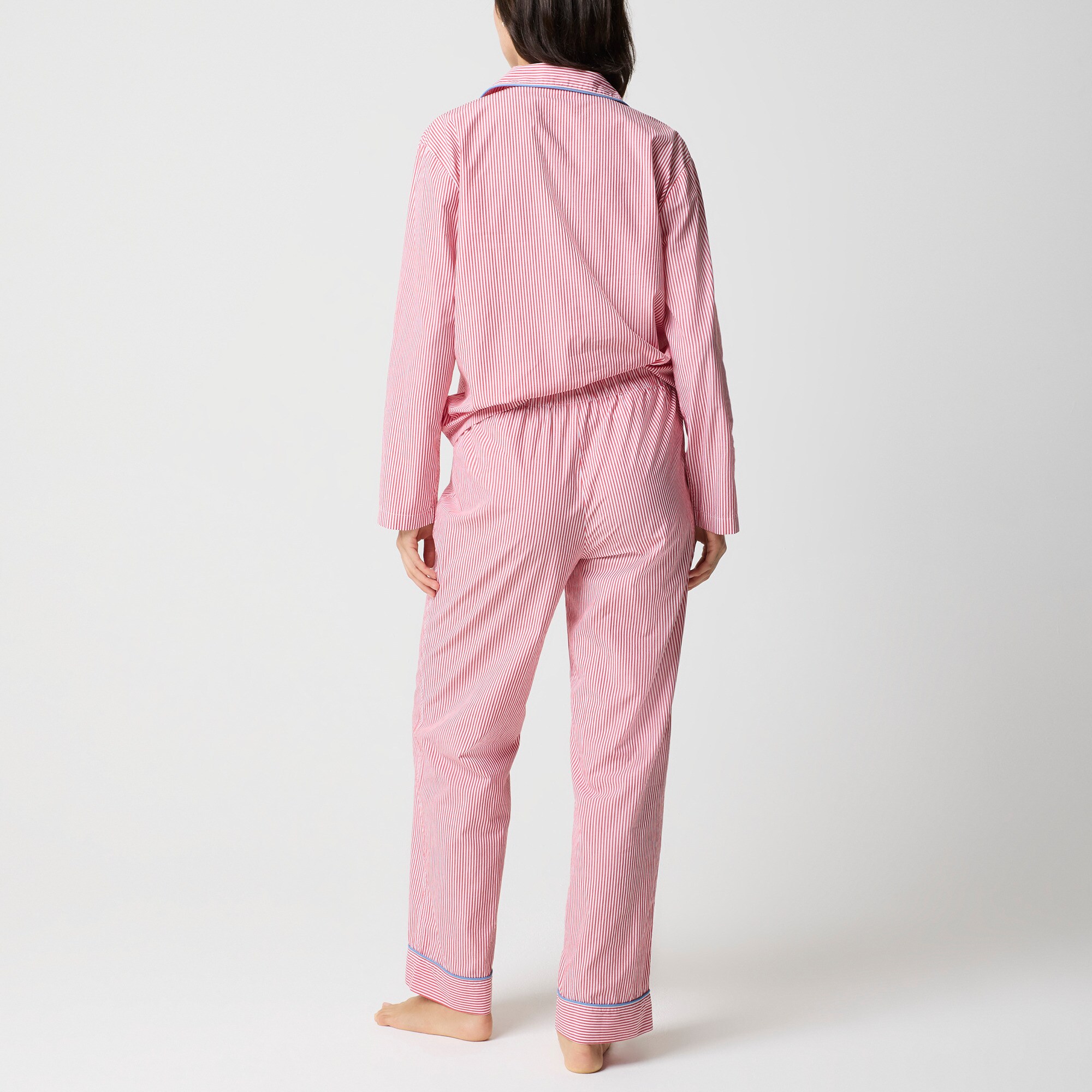 Long-sleeve cotton pajama set