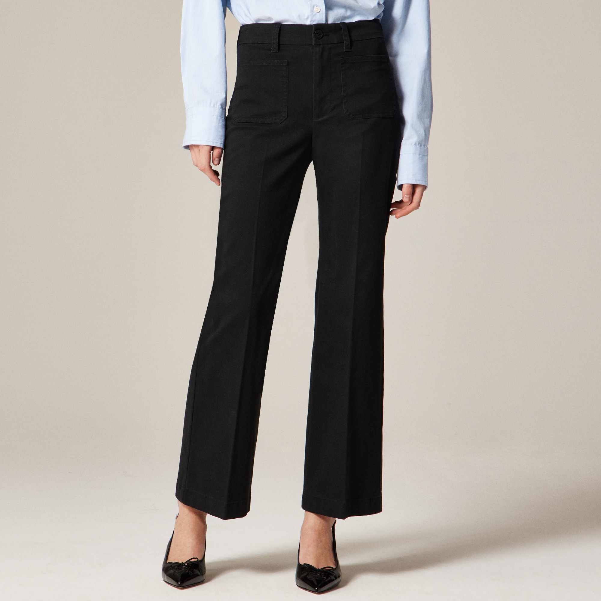 Charley kickout cropped pant in chino
