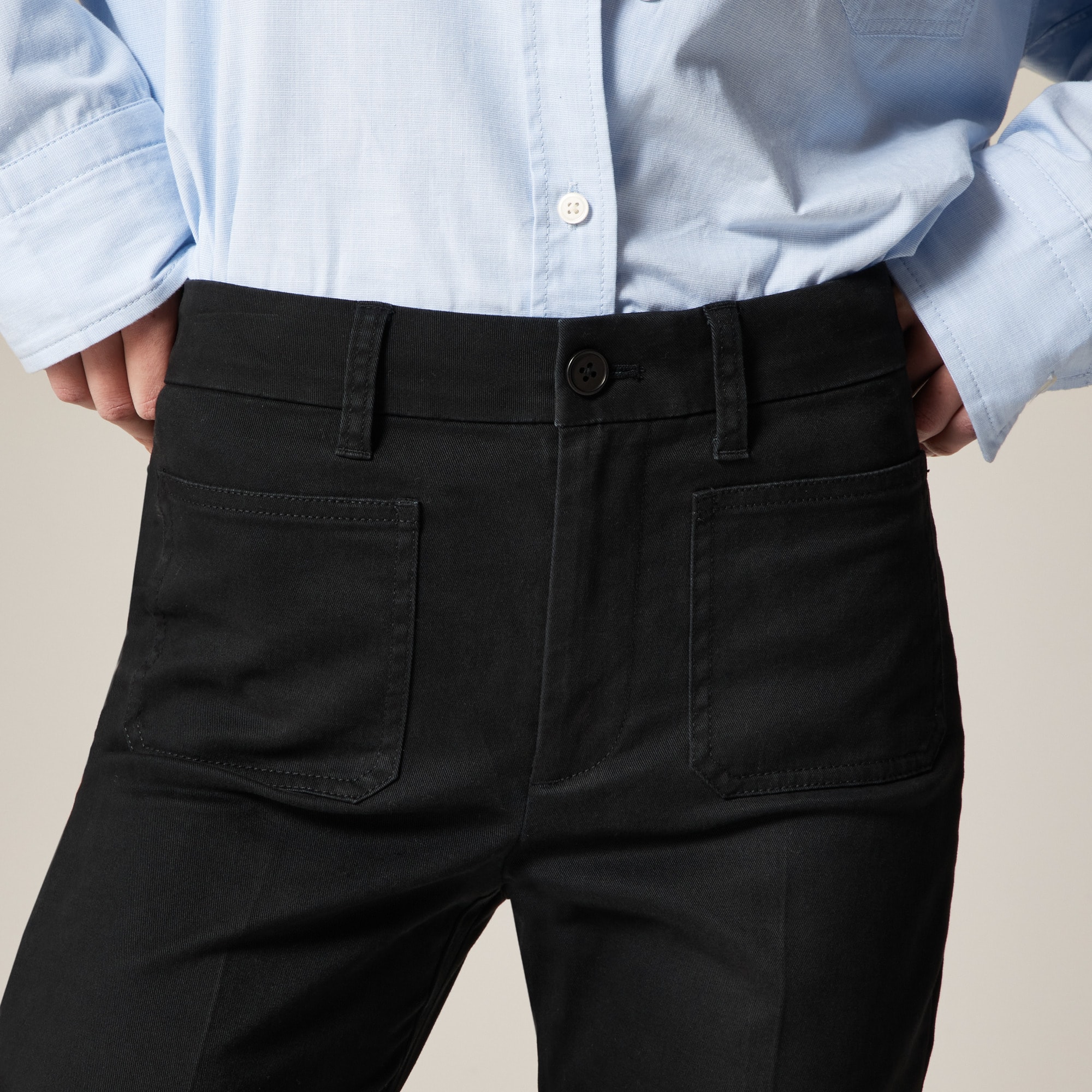 Charley kickout cropped pant in chino