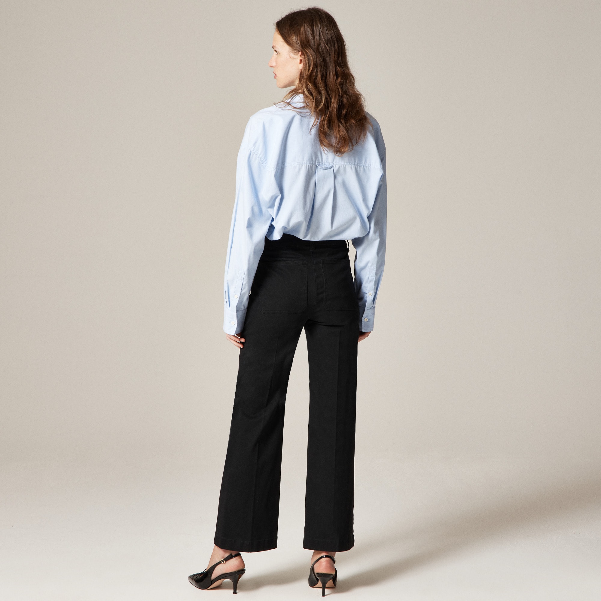 Charley kickout cropped pant in chino
