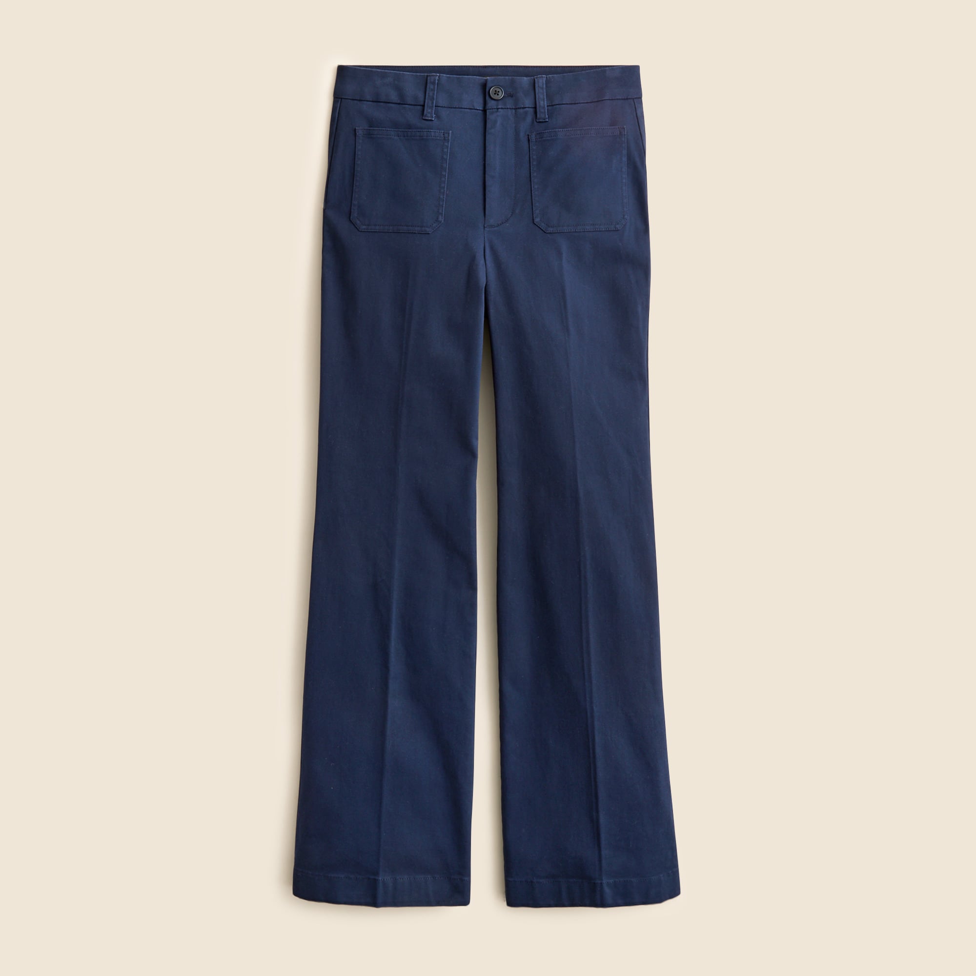 Cropped kickout pant in chino