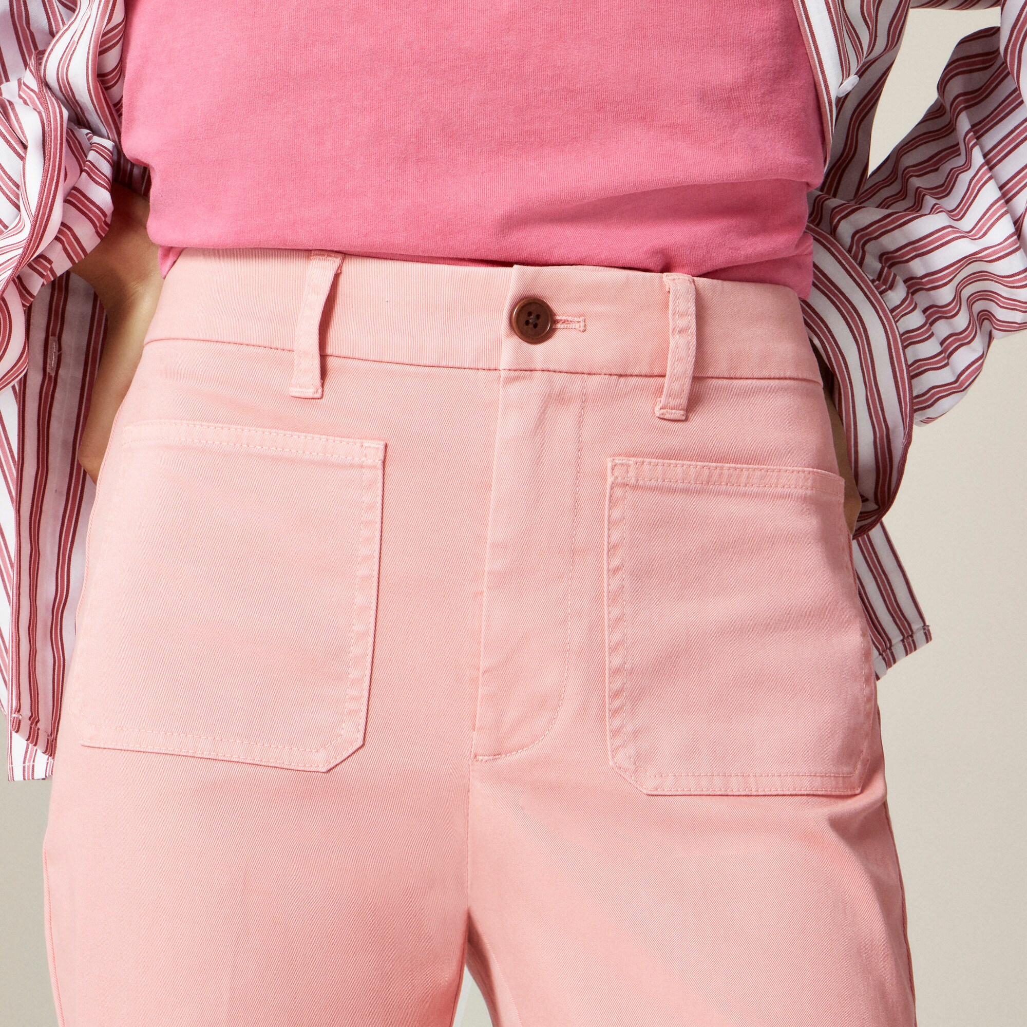 Charley kickout cropped pant in chino