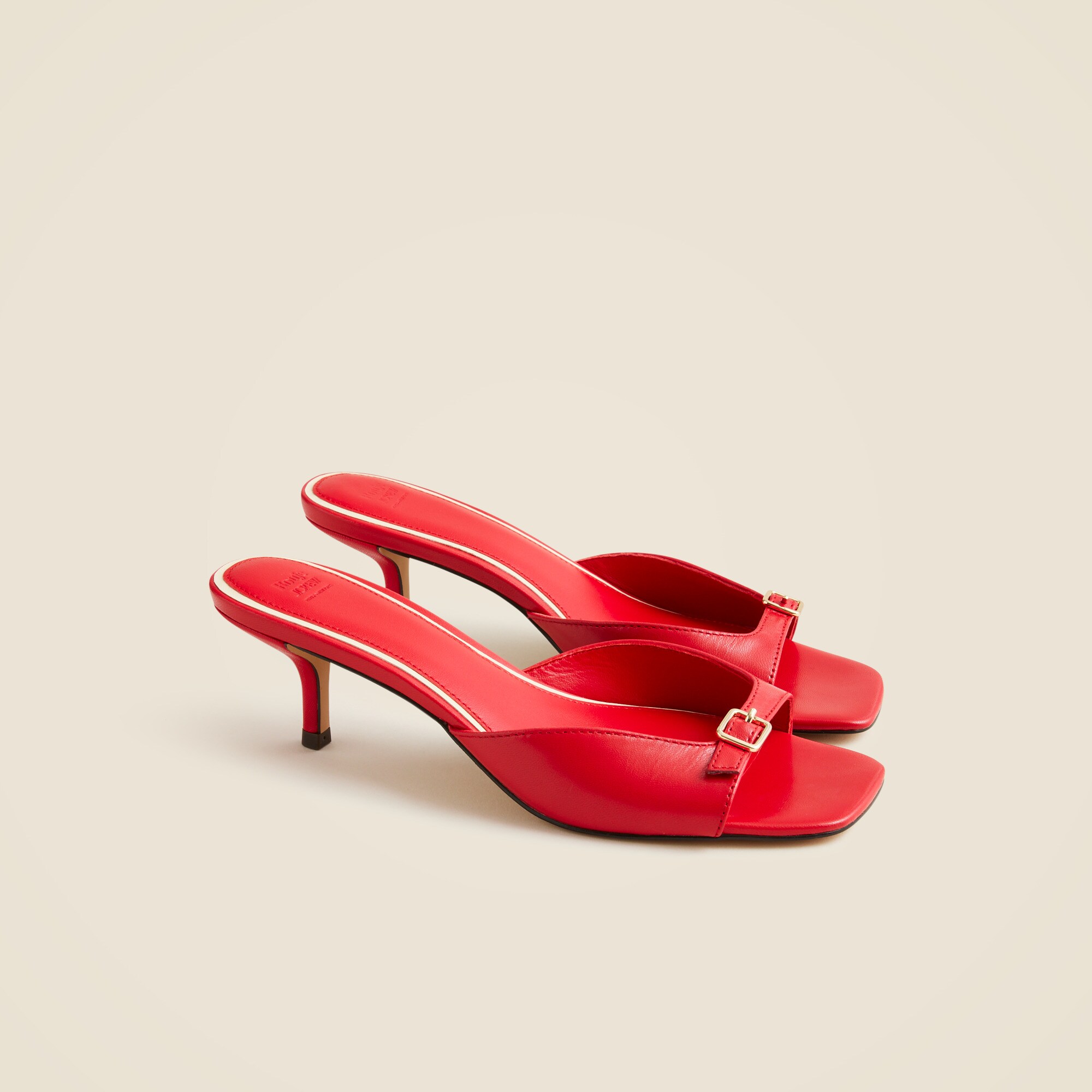 Rouje X J.Crew Jolie square-toe heels