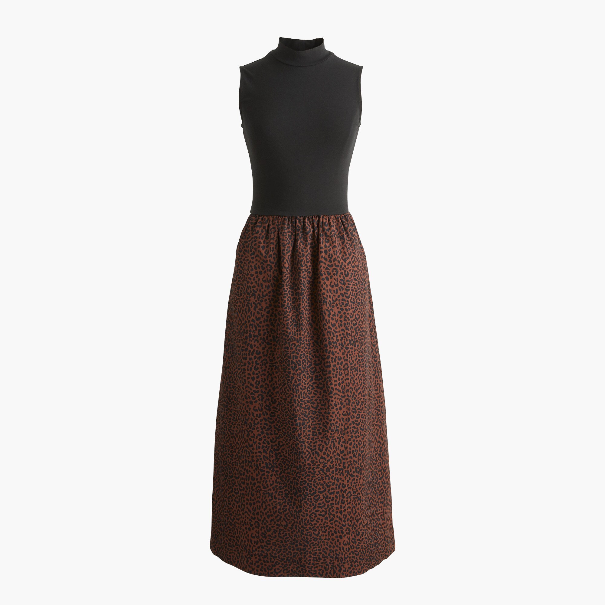 knee length dresses for ladies Sleeveless Cowl Neck Midi Dress | A-Line Dress