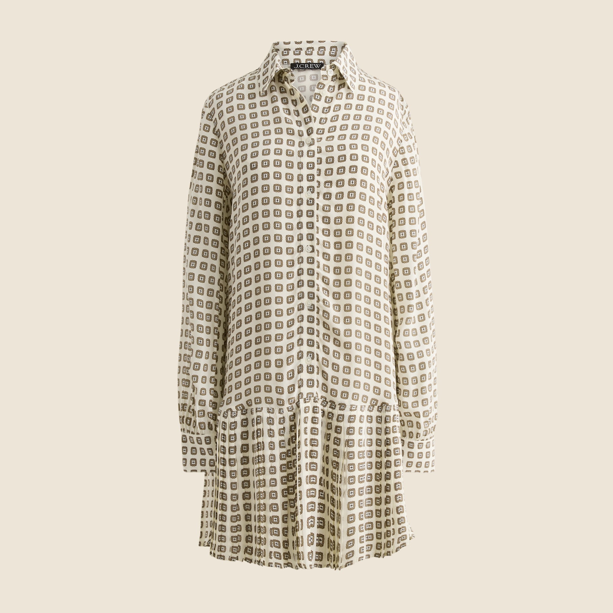 New Amelia shirt-dress in foulard print