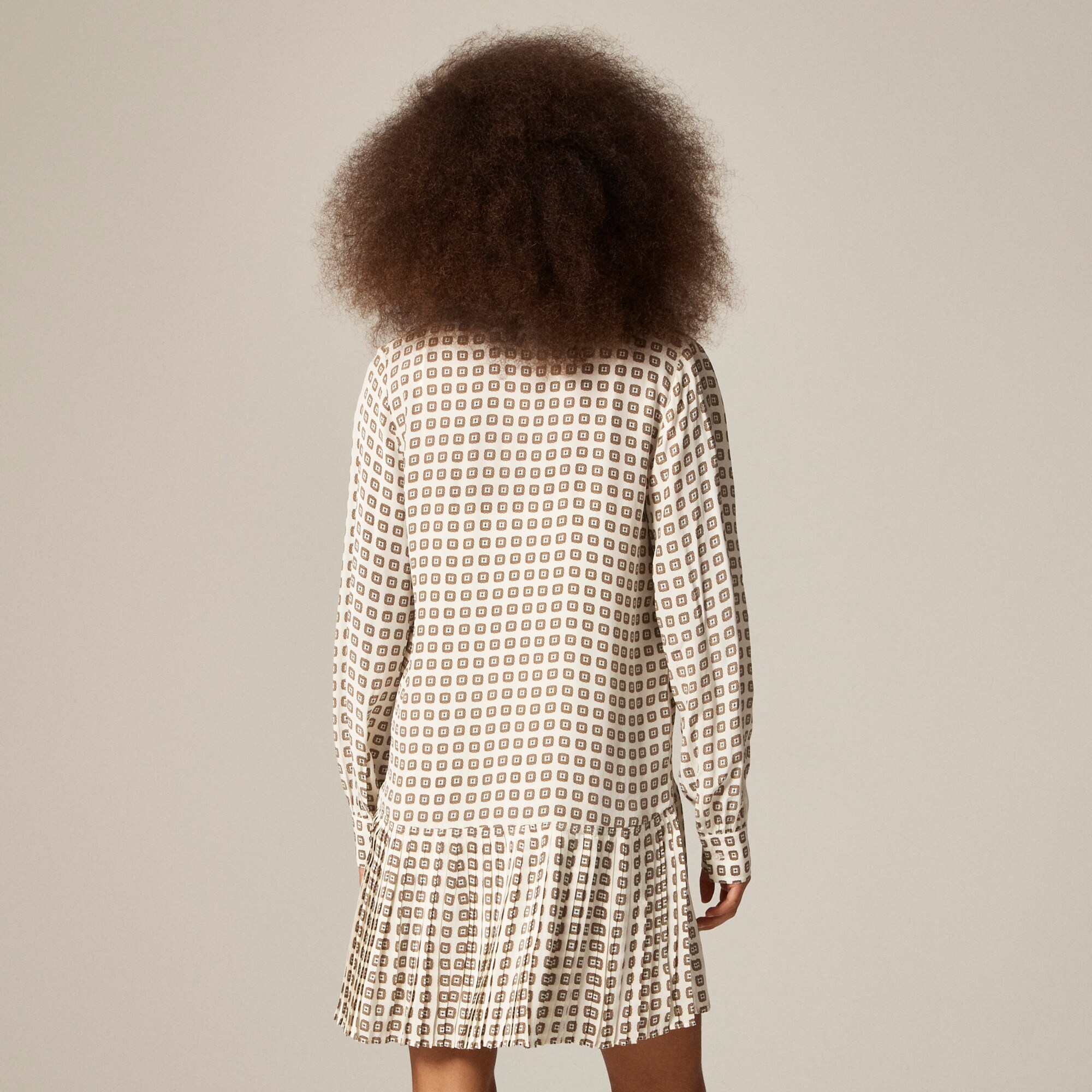 New Amelia shirt-dress in foulard print