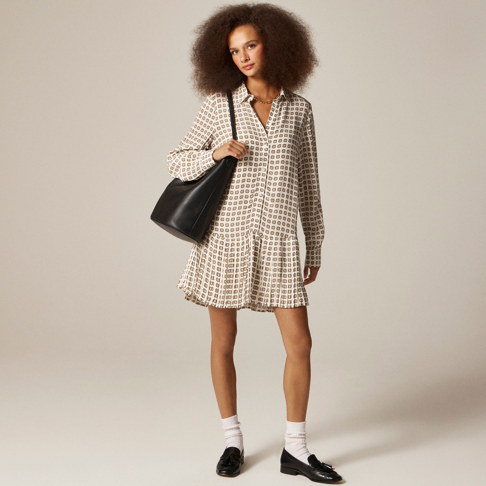 New Amelia Shirt-dress In Foulard Print For Women | J.Crew