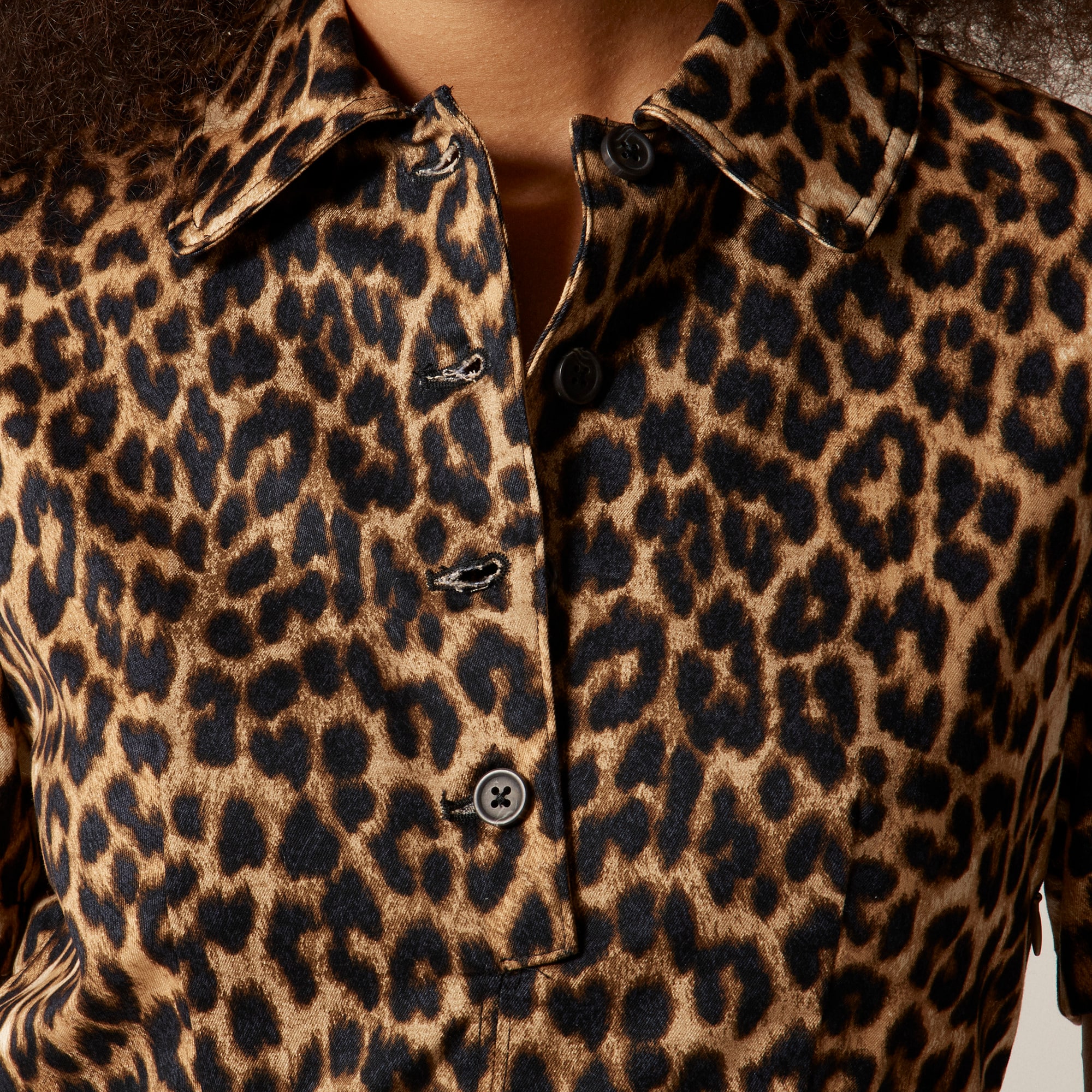 Parc dress in leopard print - image 3