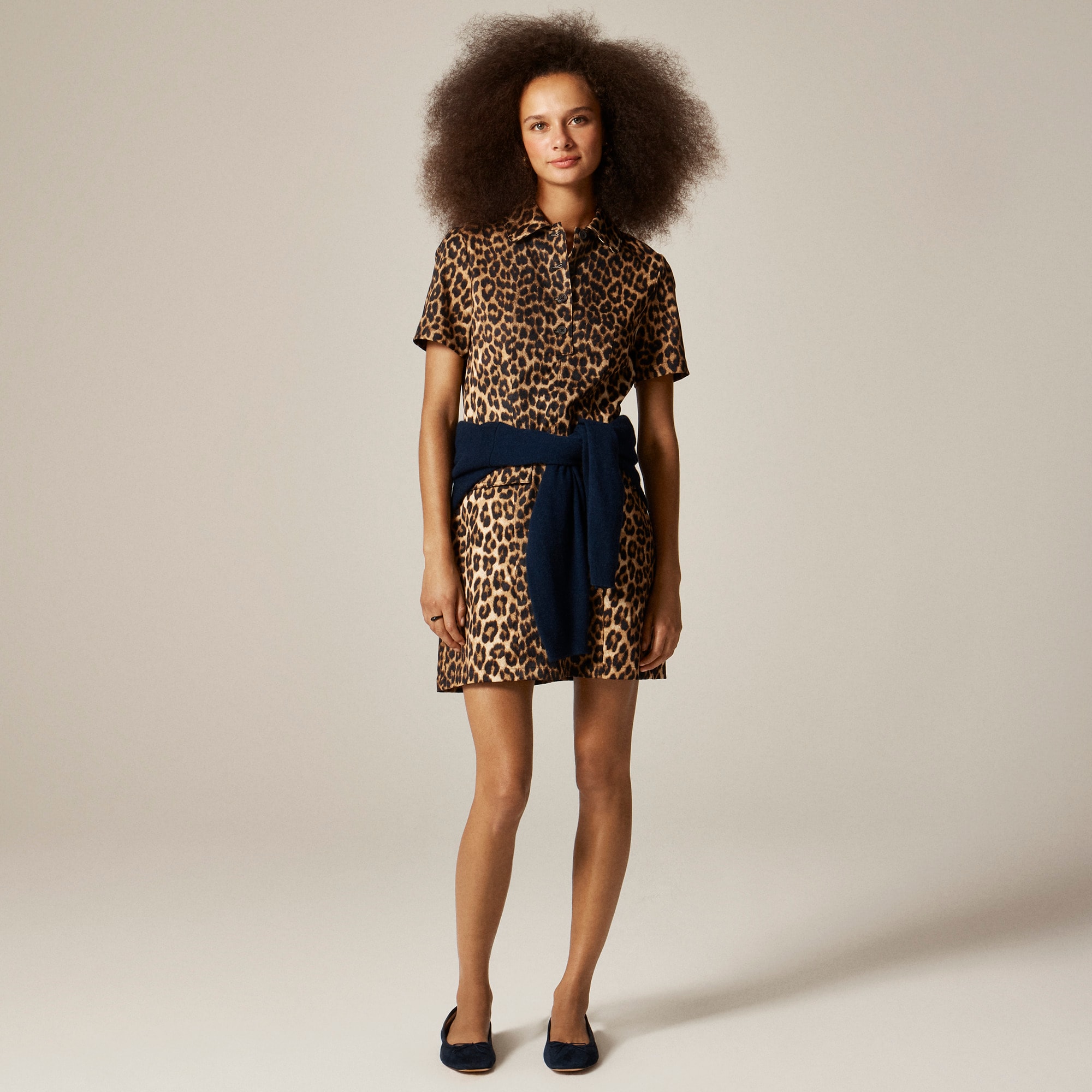 Parc dress in leopard print - image 2