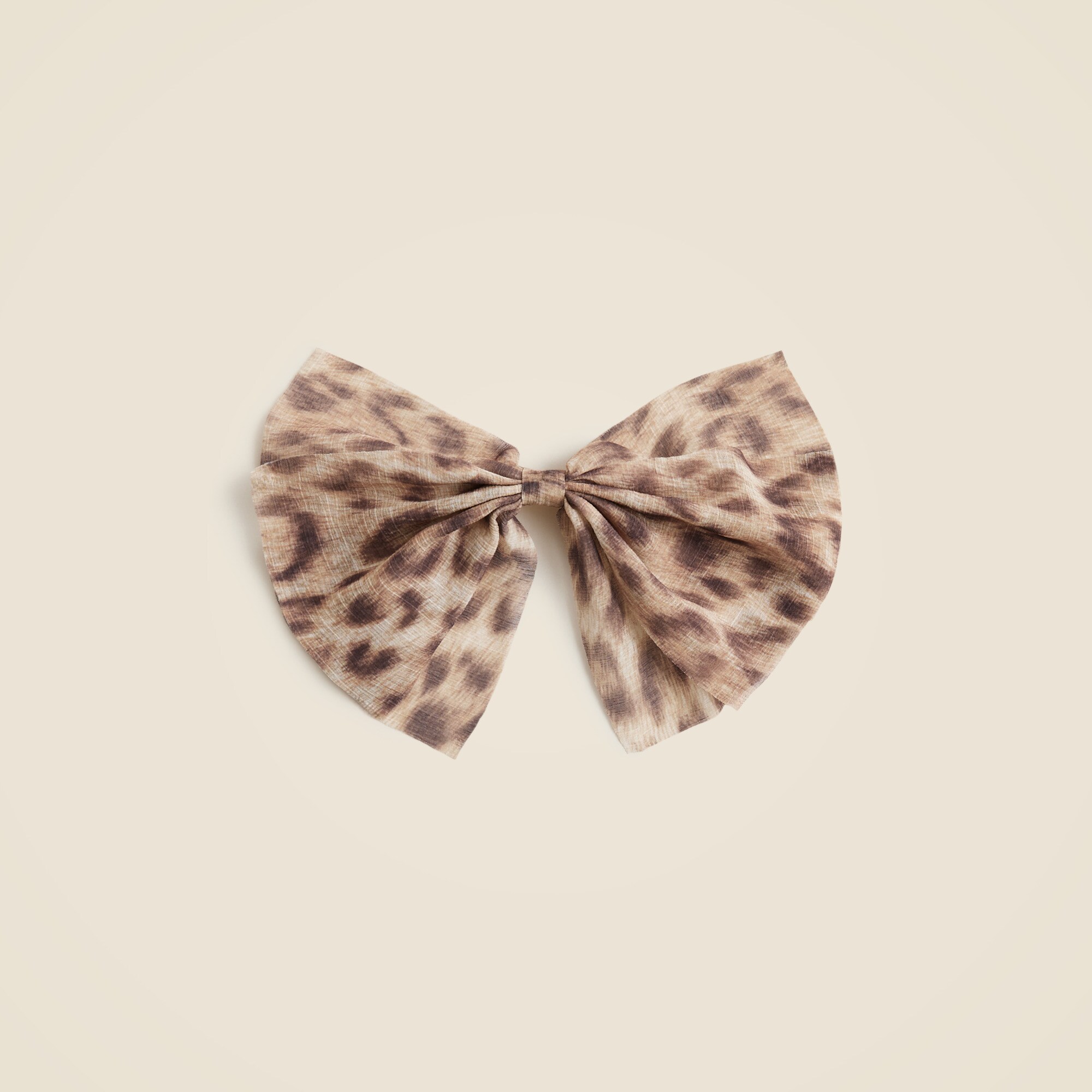 Sheer bow hair clip