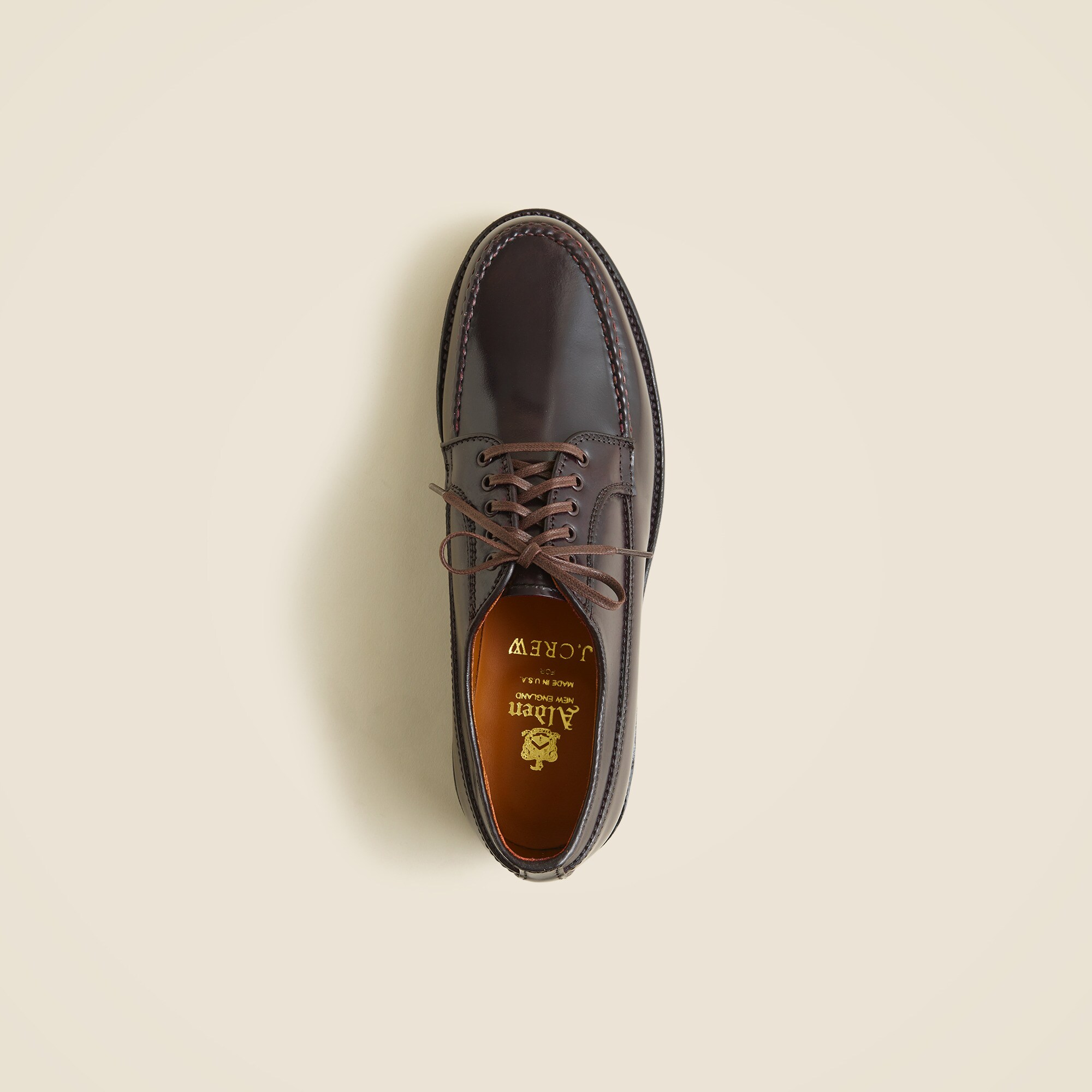 Alden® for J.Crew city bluchers in cordovan leather