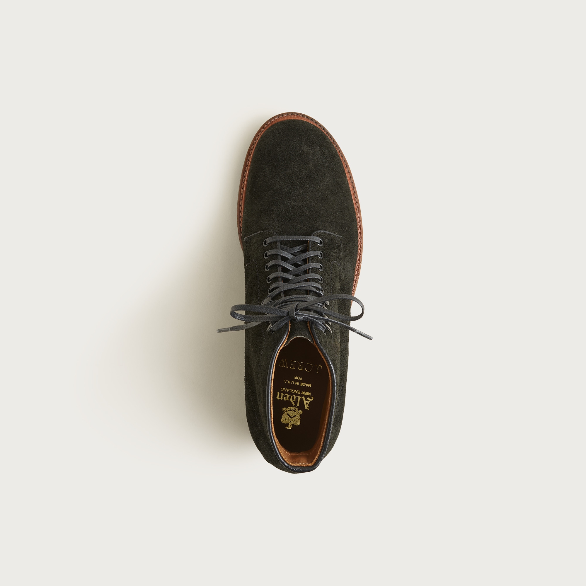 Alden® For J.Crew Plain-toe Boots In Suede For Men | J.Crew
