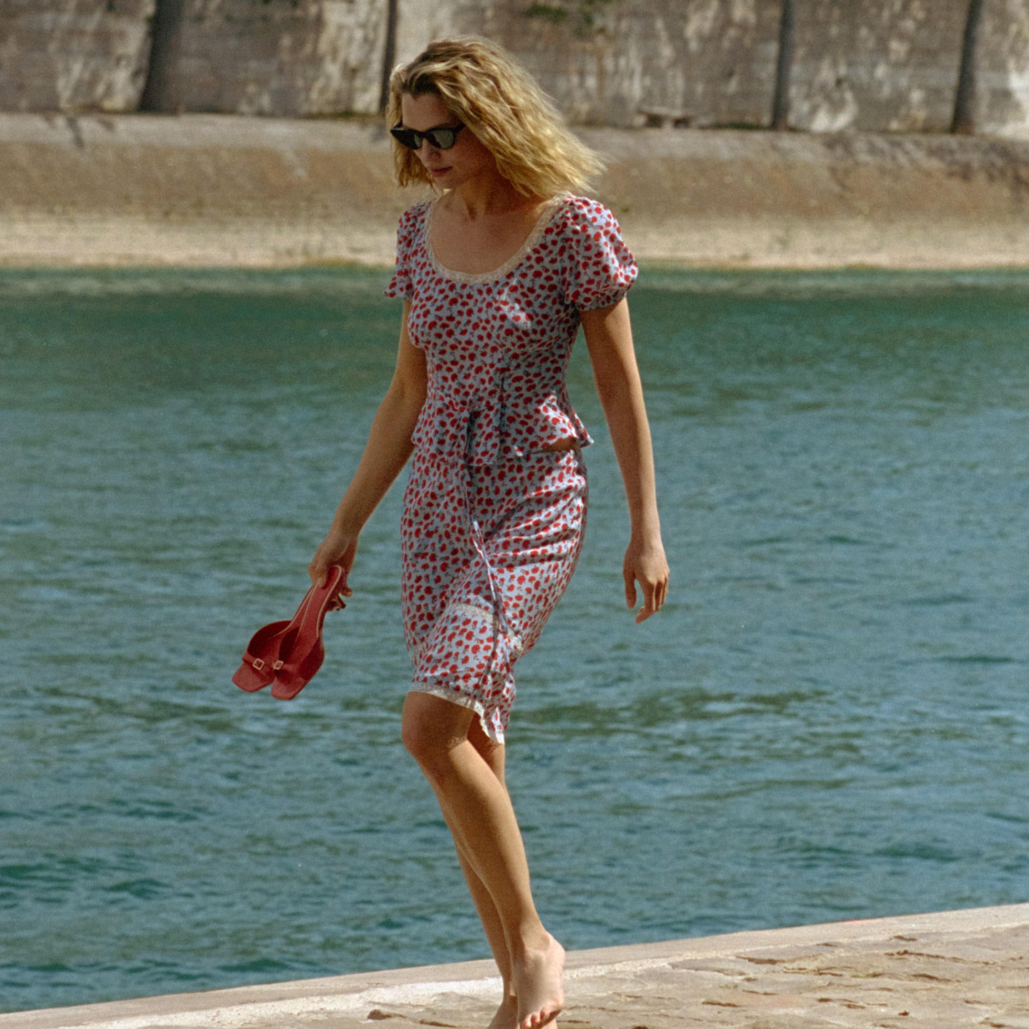 Rouje X J.Crew Poème Skirt In Carnation Print For Women | J.Crew