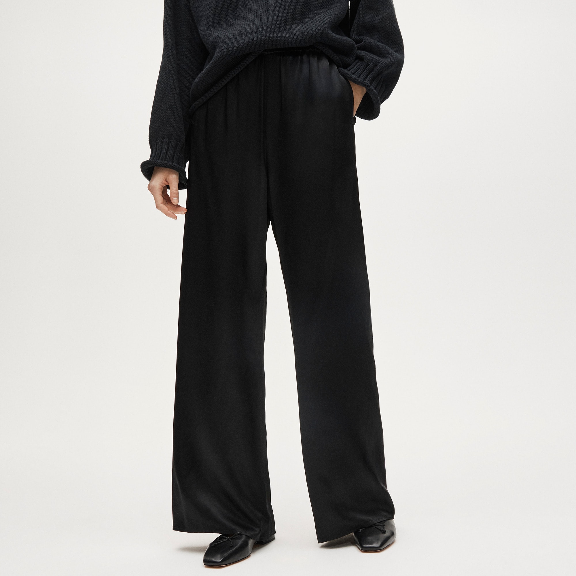 Cosmo pant in luster charmeuse