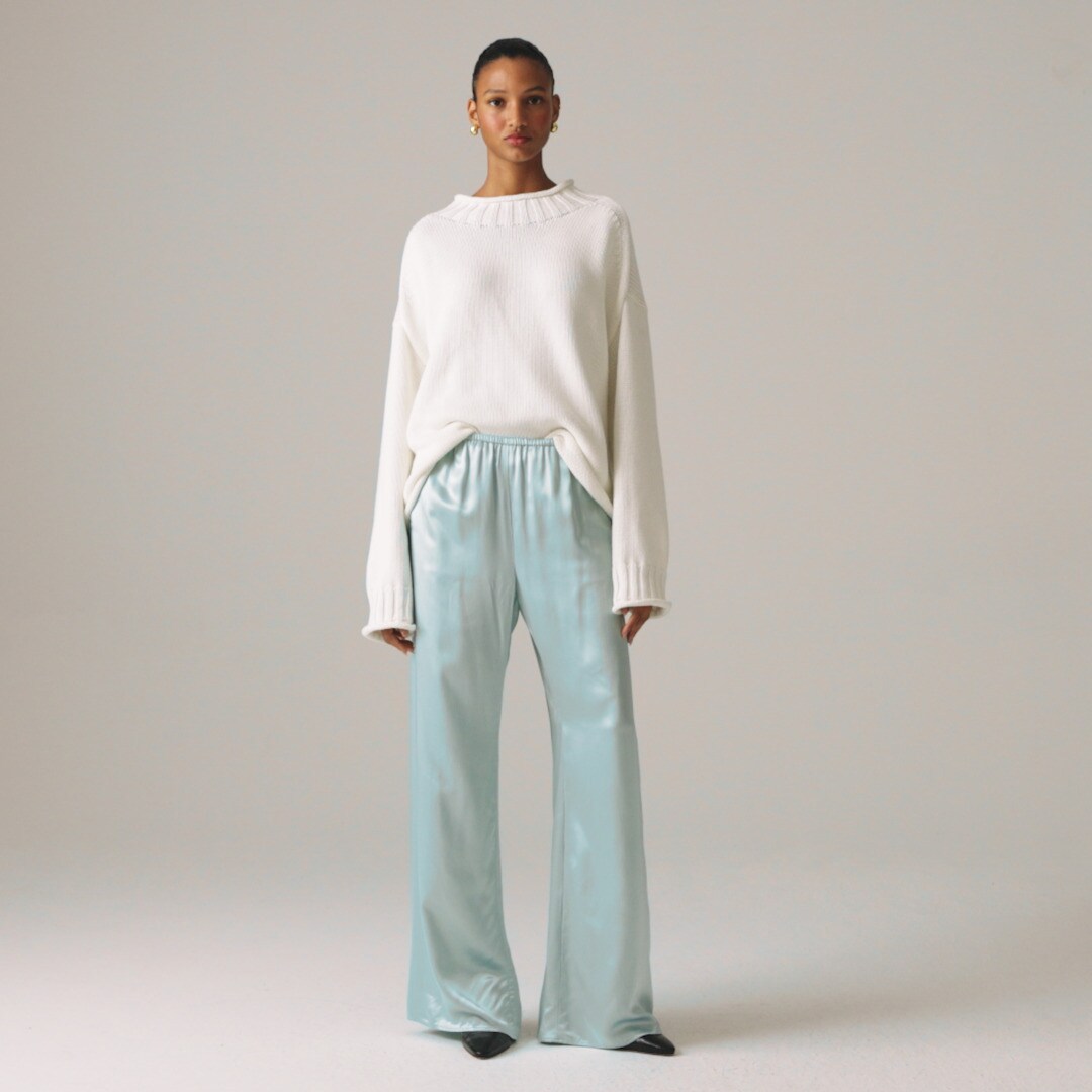 Cosmo pant in luster charmeuse