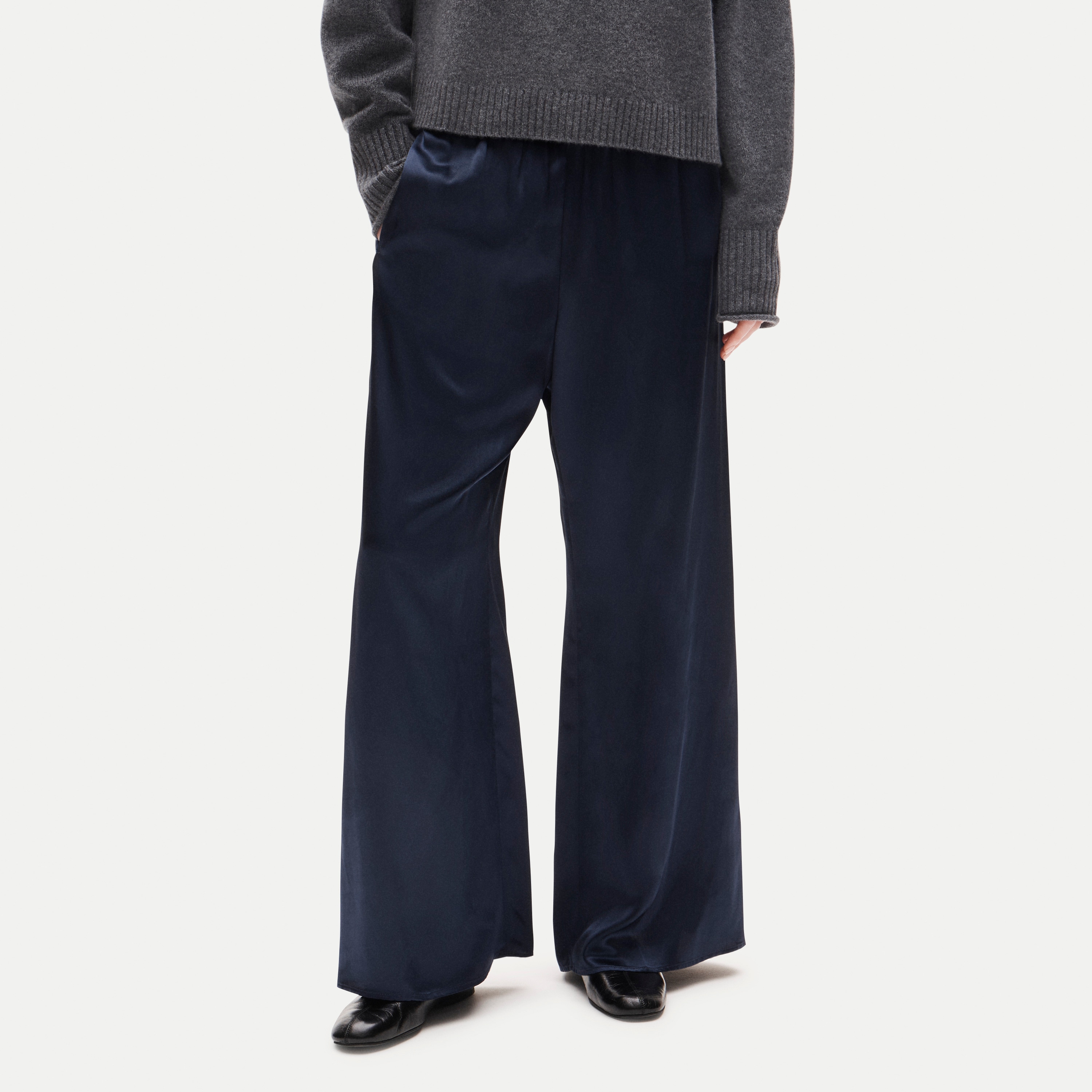 Cosmo pant in luster charmeuse - thumbnail 4