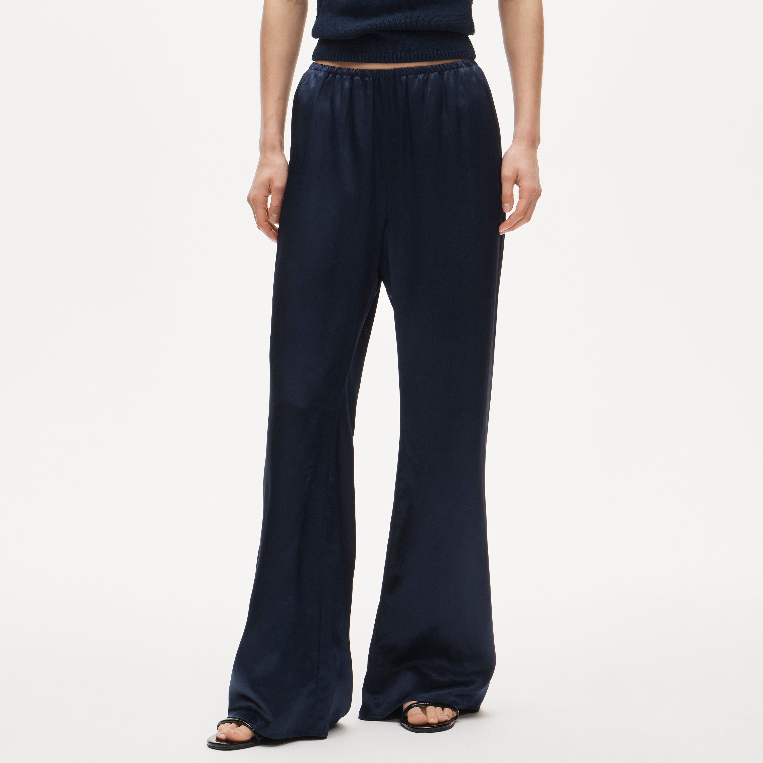 Cosmo pant in luster charmeuse