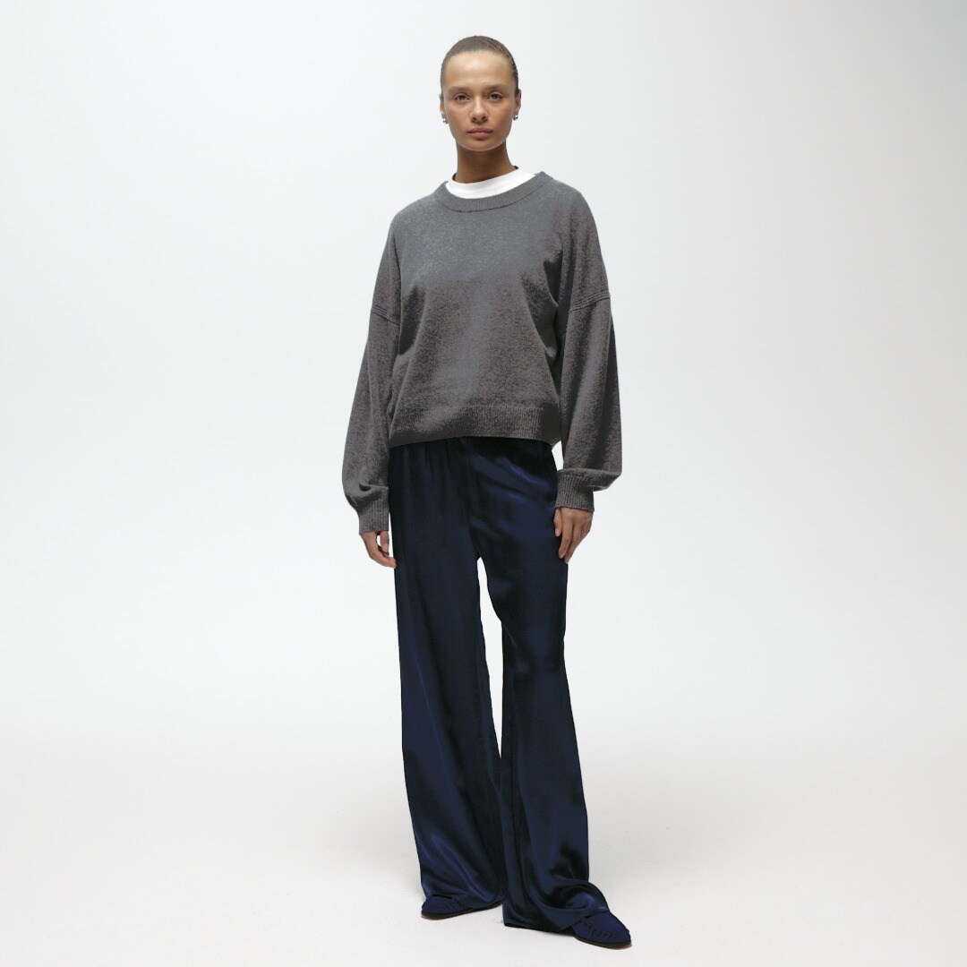 Cosmo pant in luster charmeuse