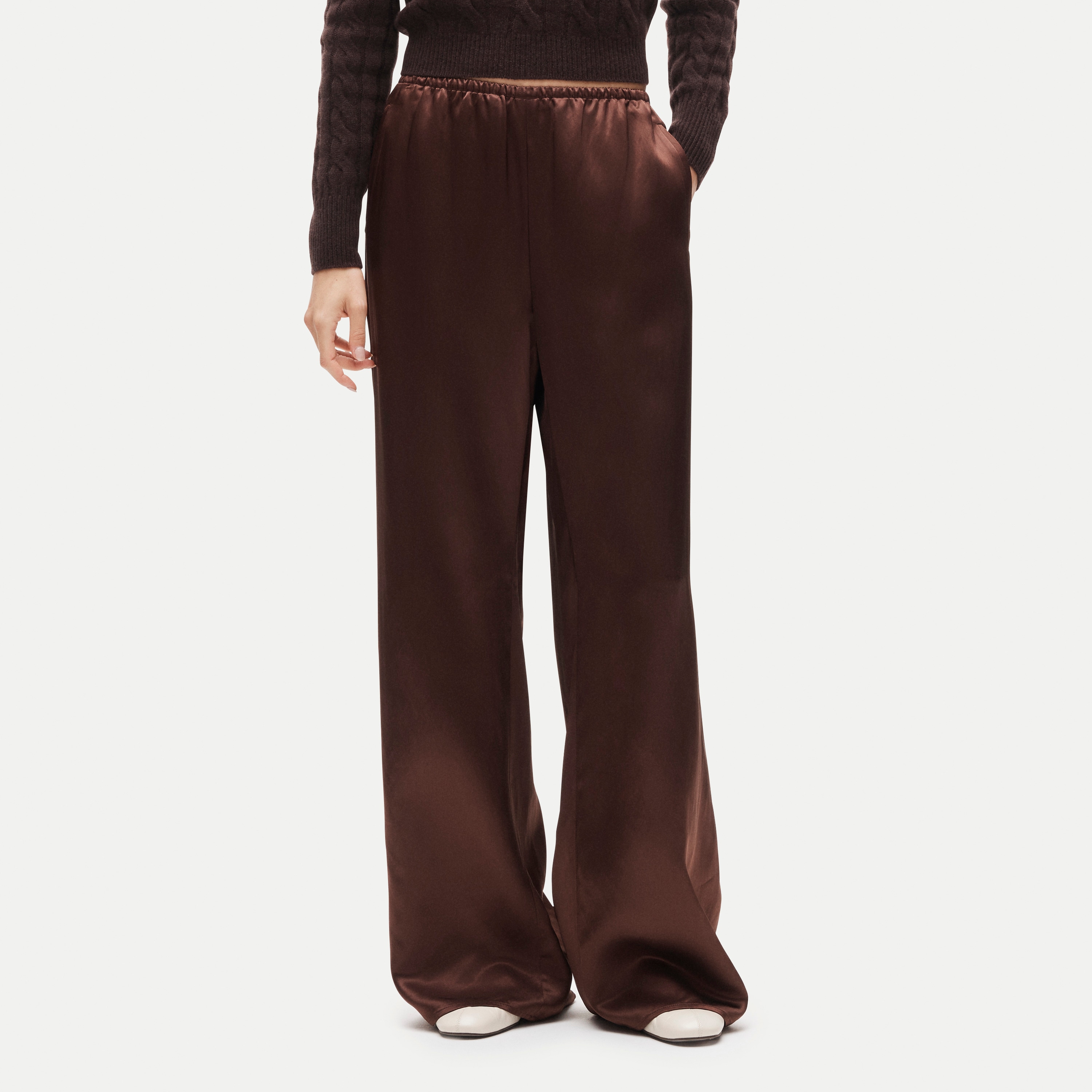 Cosmo pant in luster charmeuse - thumbnail 2
