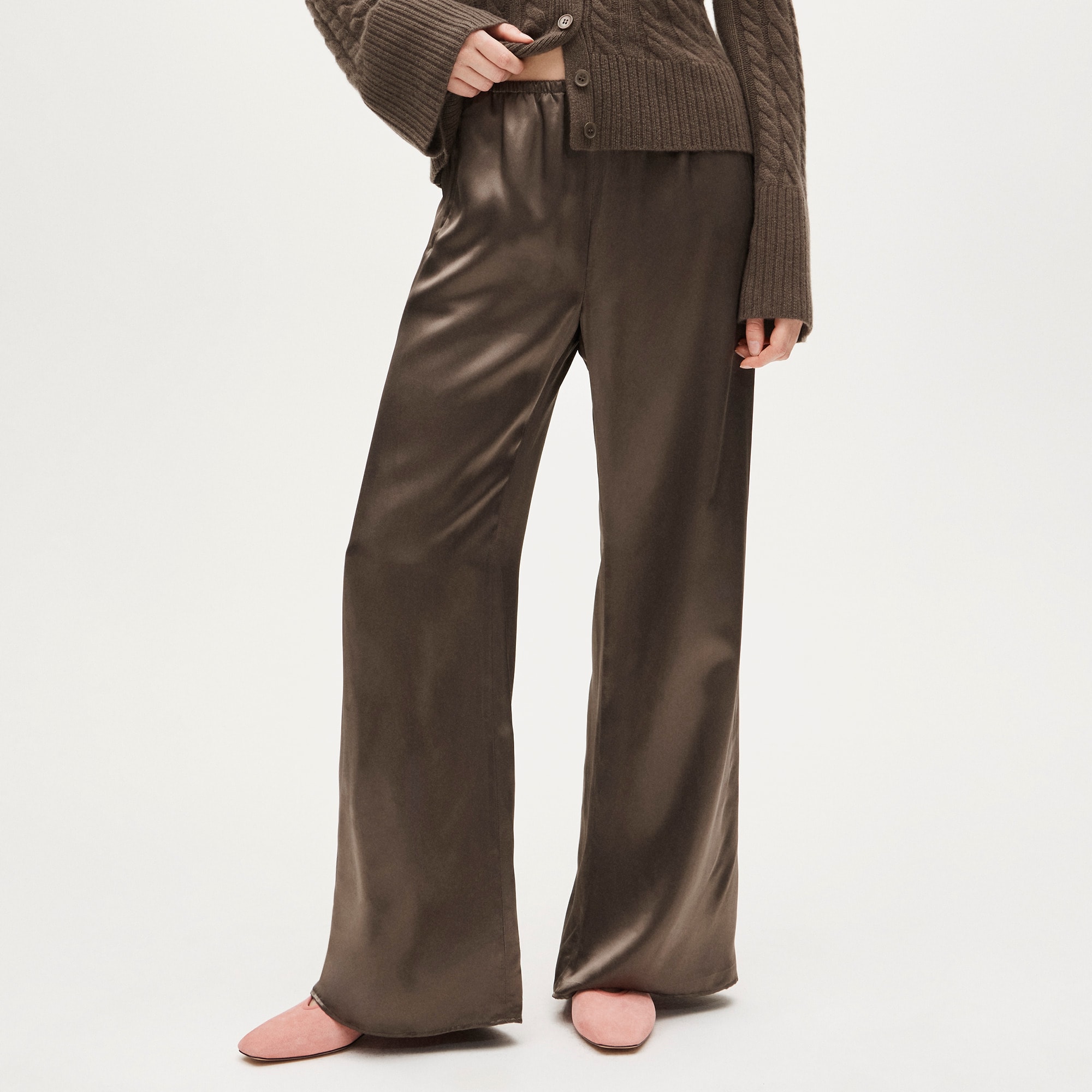 Cosmo pant in luster charmeuse - image 3